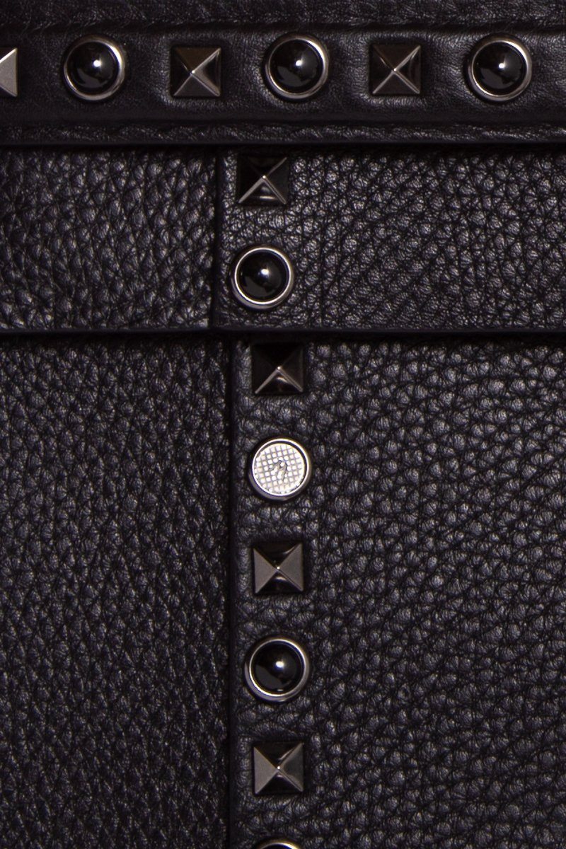 Valentino My Rockstud Rolling Black Handbag