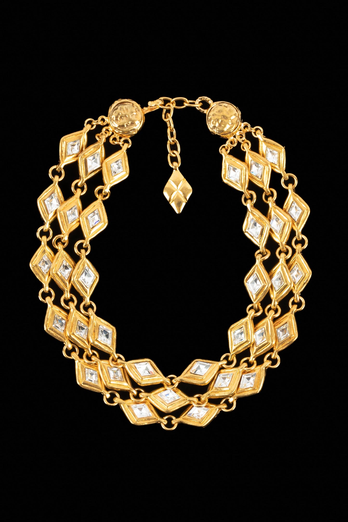 Collier strassÃ© Chanel