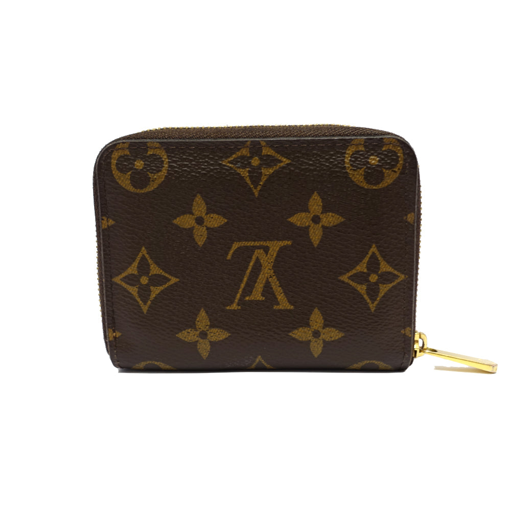 Louis Vuitton M60067 Monogram Brown G Gold  Small Wallet Small  Women Only