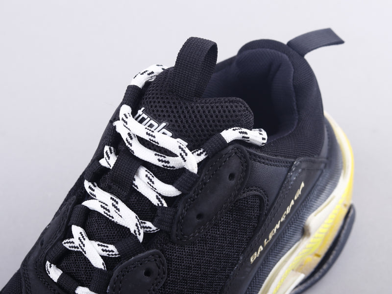 GLM - Bla Triple S Black And Yellow Sneaker