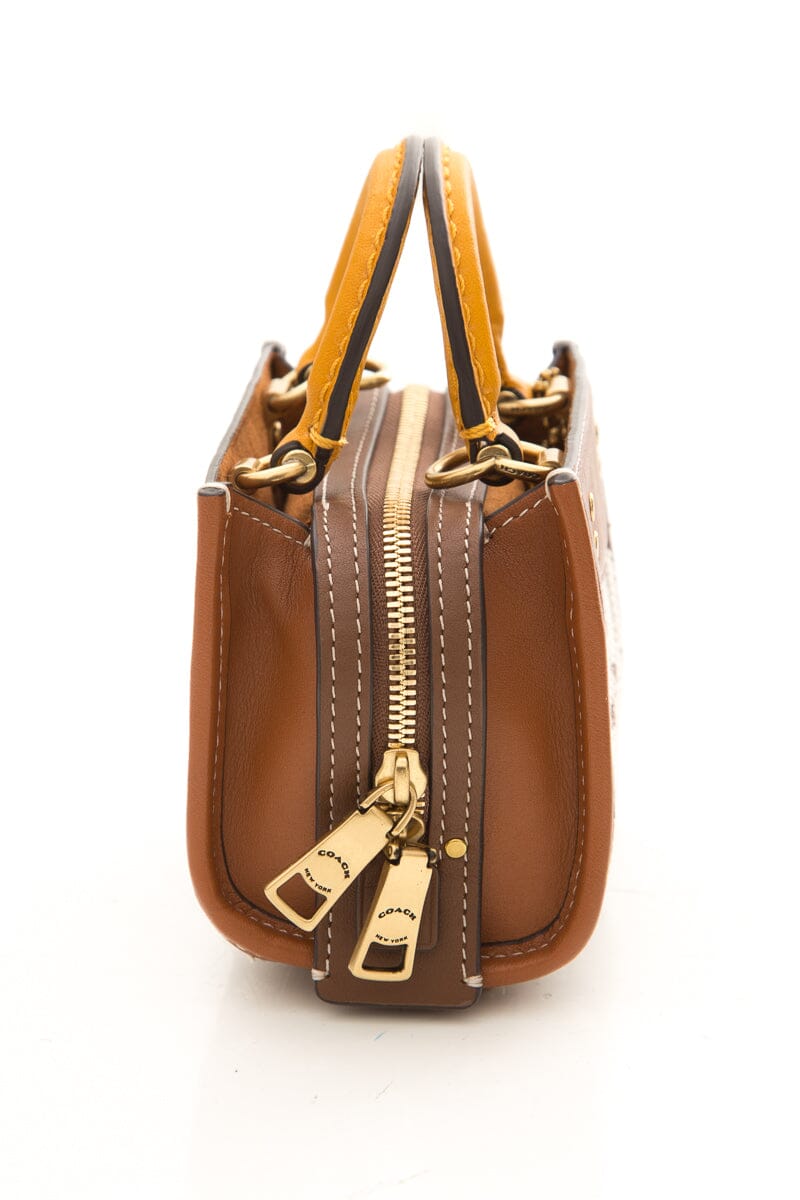 Coach Brown Mini Cross-Body