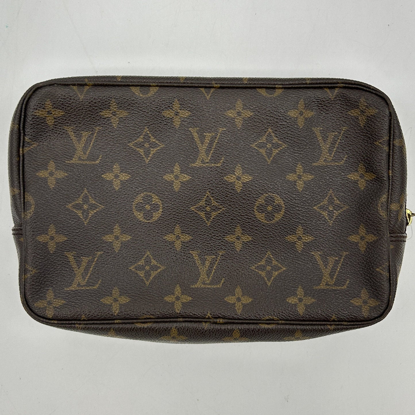 Louis Vuitton Trousse De Toilette Brown Canvas Clutch Bag lv9922sd