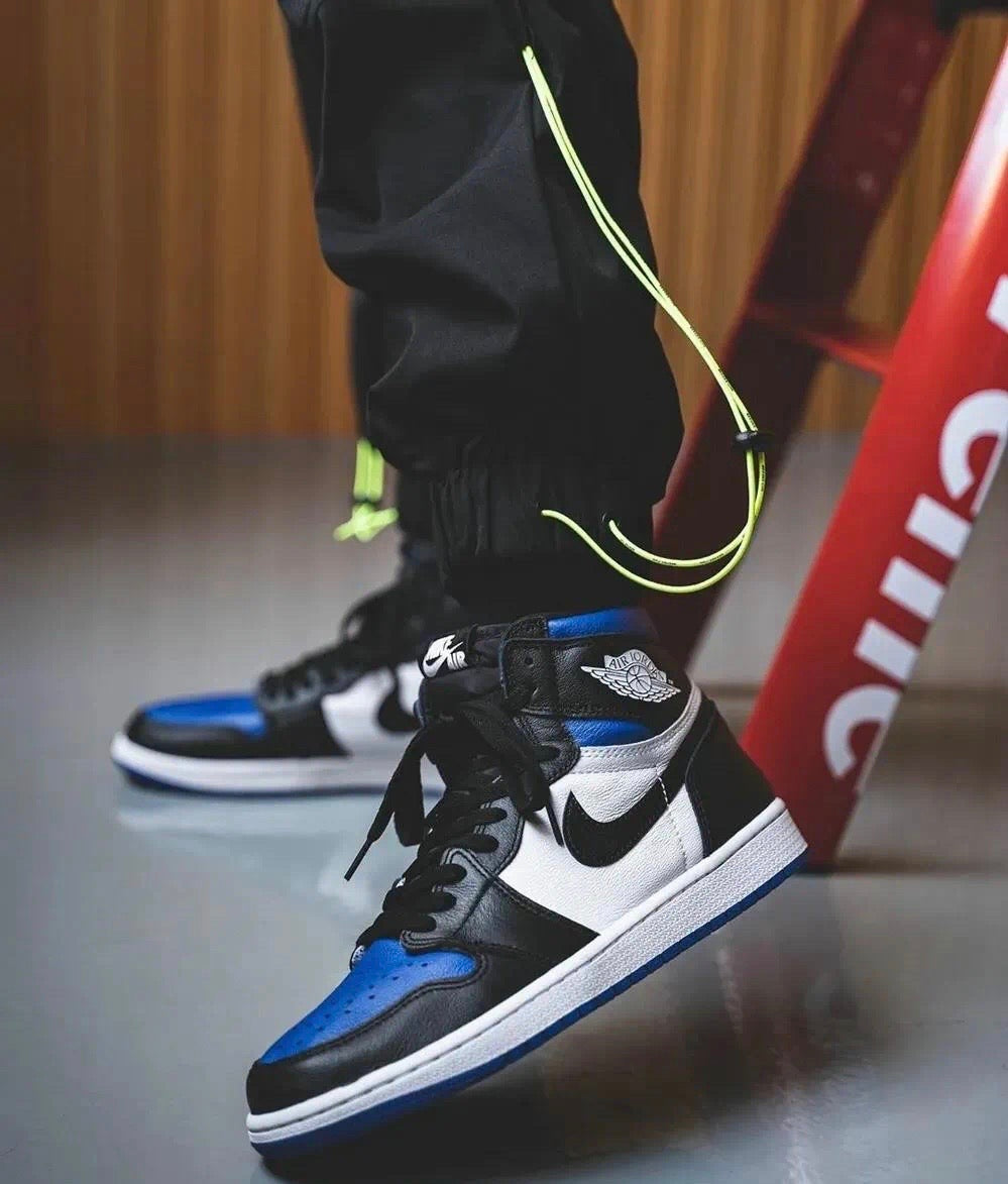 GLM - AJ1 black and blue toe