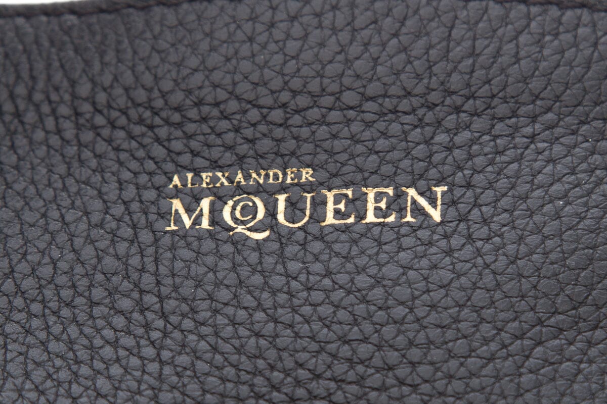 Alexander McQueen Black Leather Handbag