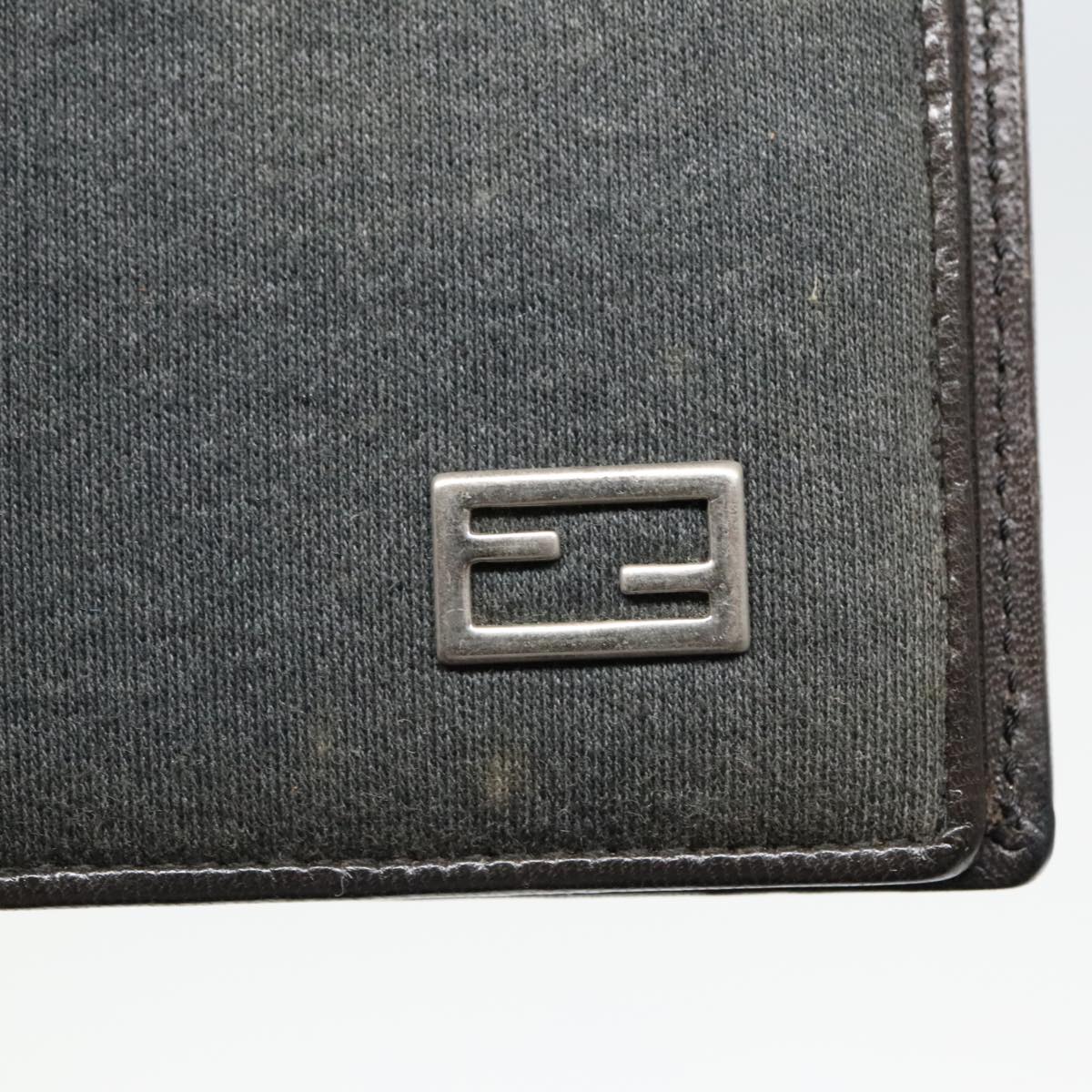 FENDI Day Planner Cover Nylon Gray 90050