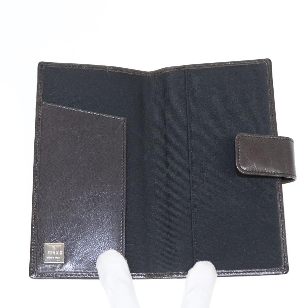 FENDI Day Planner Cover Nylon Gray 90050