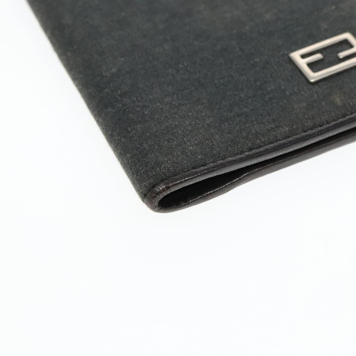 FENDI Day Planner Cover Nylon Gray 90050