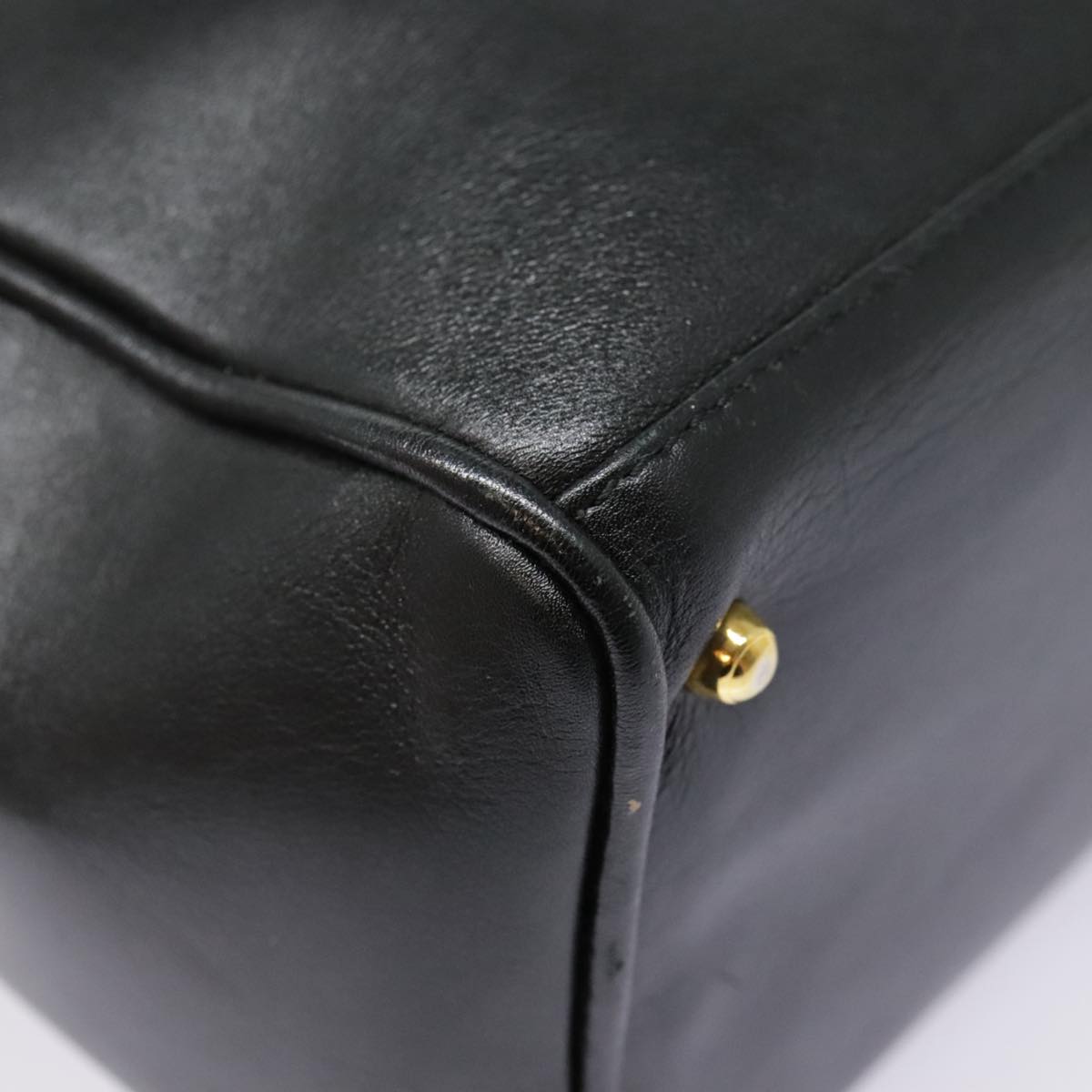 GUCCI Bamboo Shoulder Bag 2way Black Gold 000 122 0316 90183