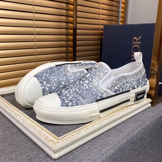 GLM - DIR B23 Slip Blue And White LOW-TOP SNEAKER