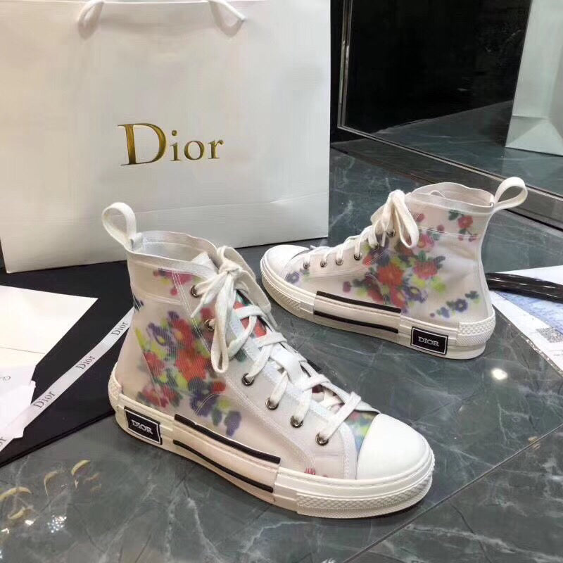 GLM - DIR B23 Flowers Technical Canvas Sneaker