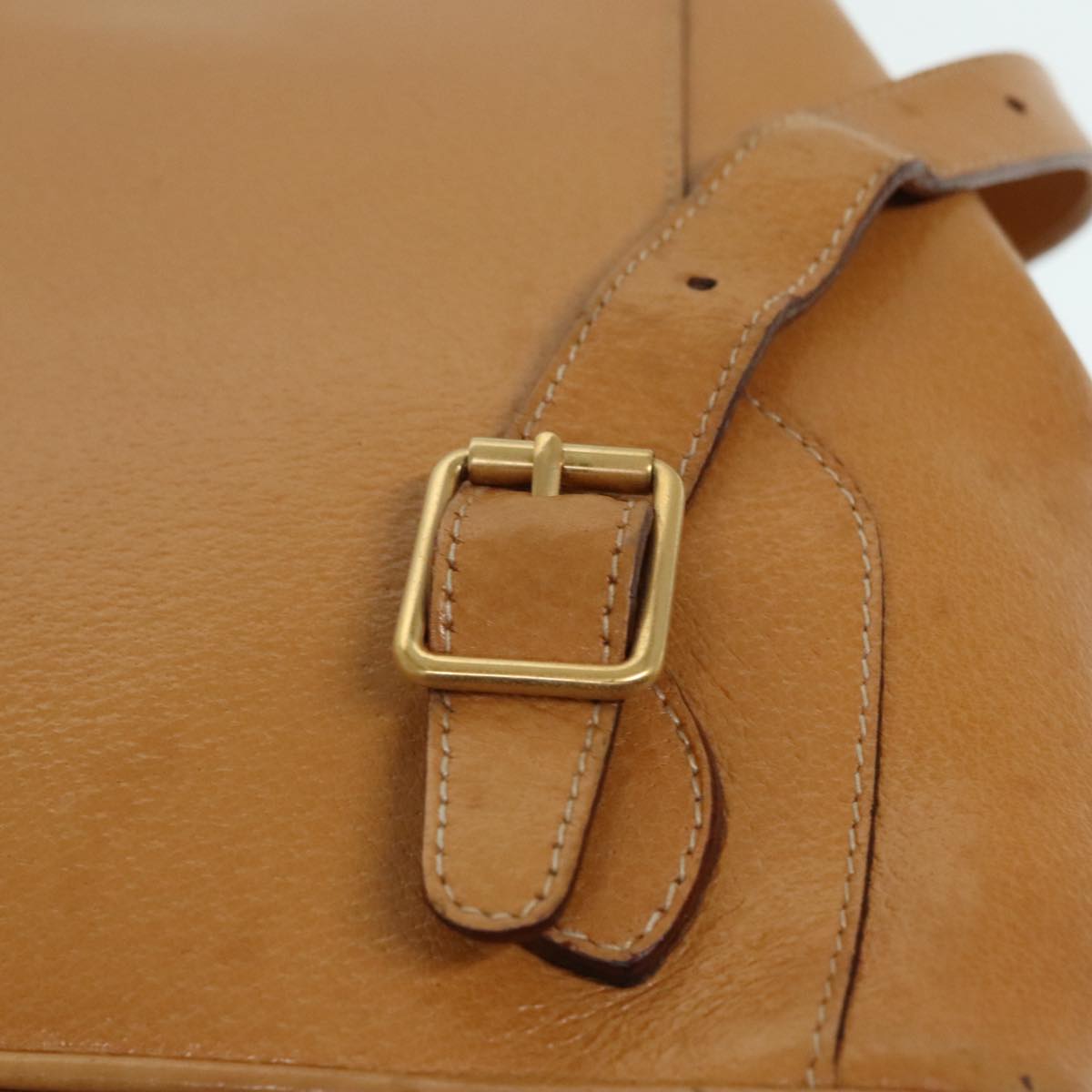GUCCI Bamboo Backpack Leather Beige Gold 003 2058 0016 90402