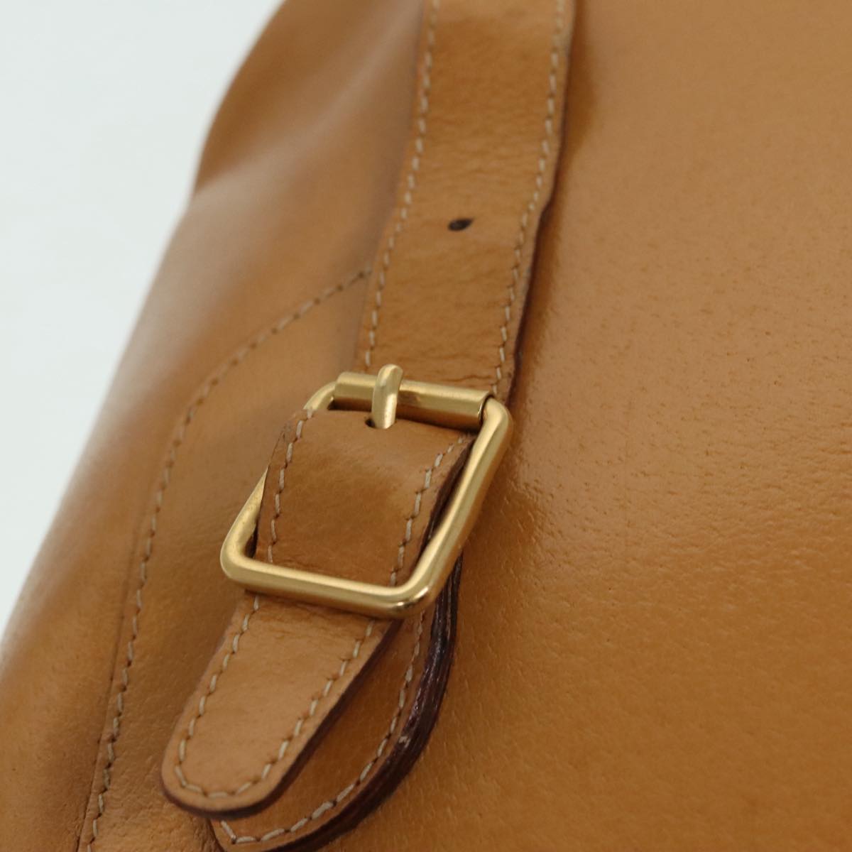 GUCCI Bamboo Backpack Leather Beige Gold 003 2058 0016 90402