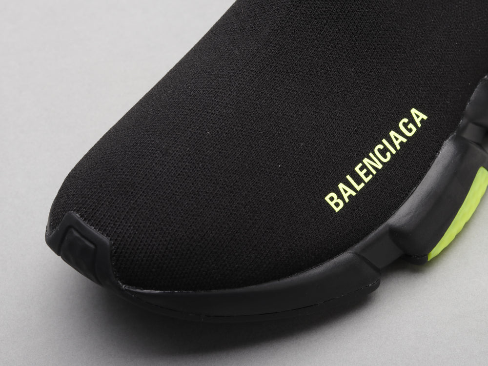 GLM - Bla Socks Air Cushion Black Green Sneaker