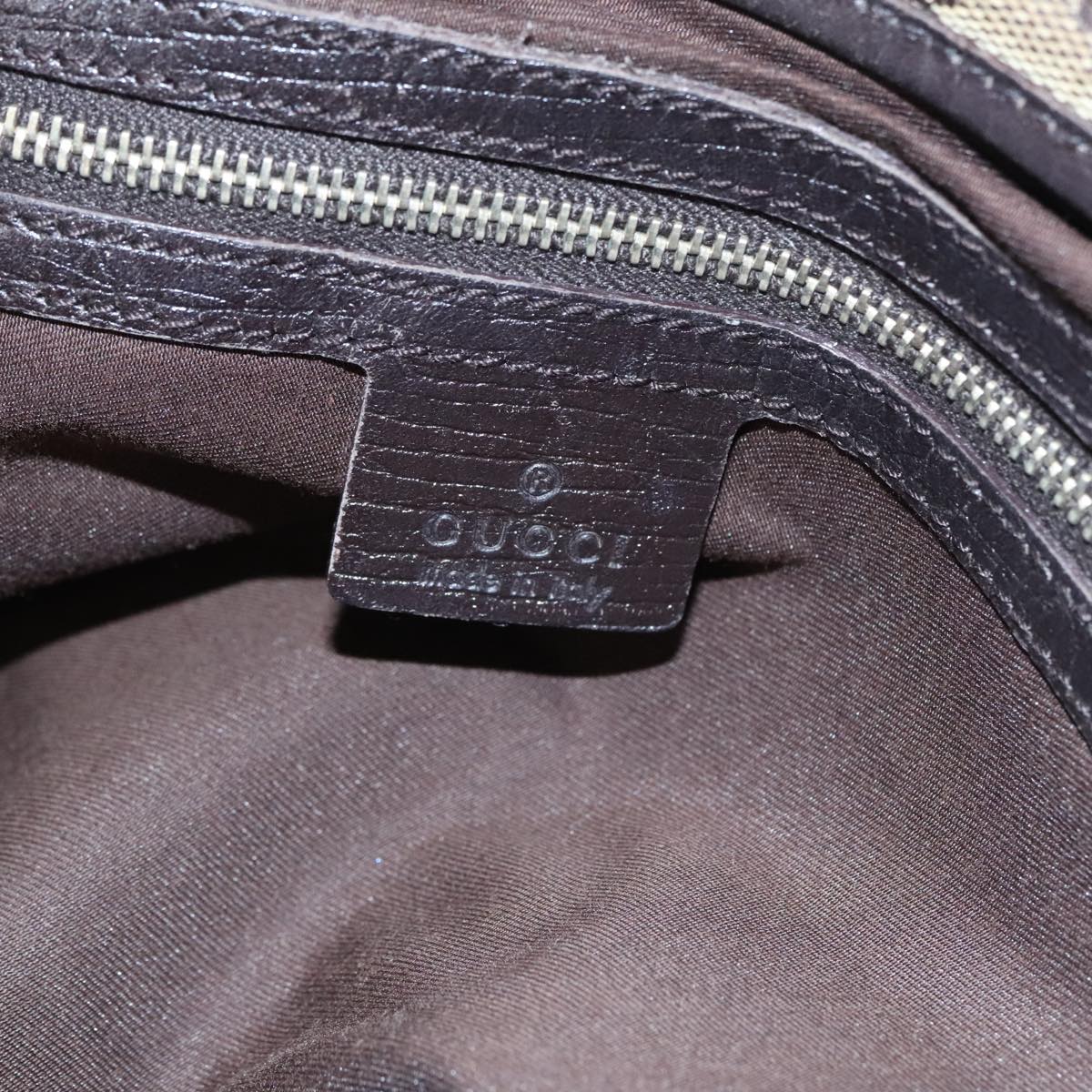 GUCCI GG Canvas Web Sherry Line Tote Bag Beige Gold 139260 90669