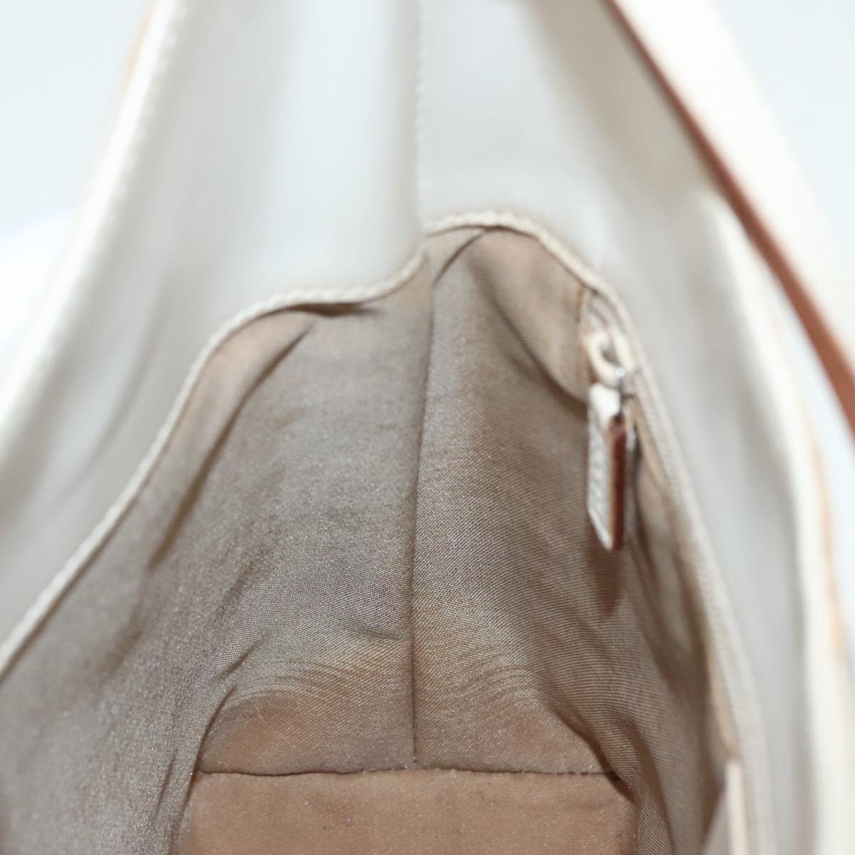GUCCI GG Canvas Jackie Shoulder Bag Beige Silver 001 3876 90716