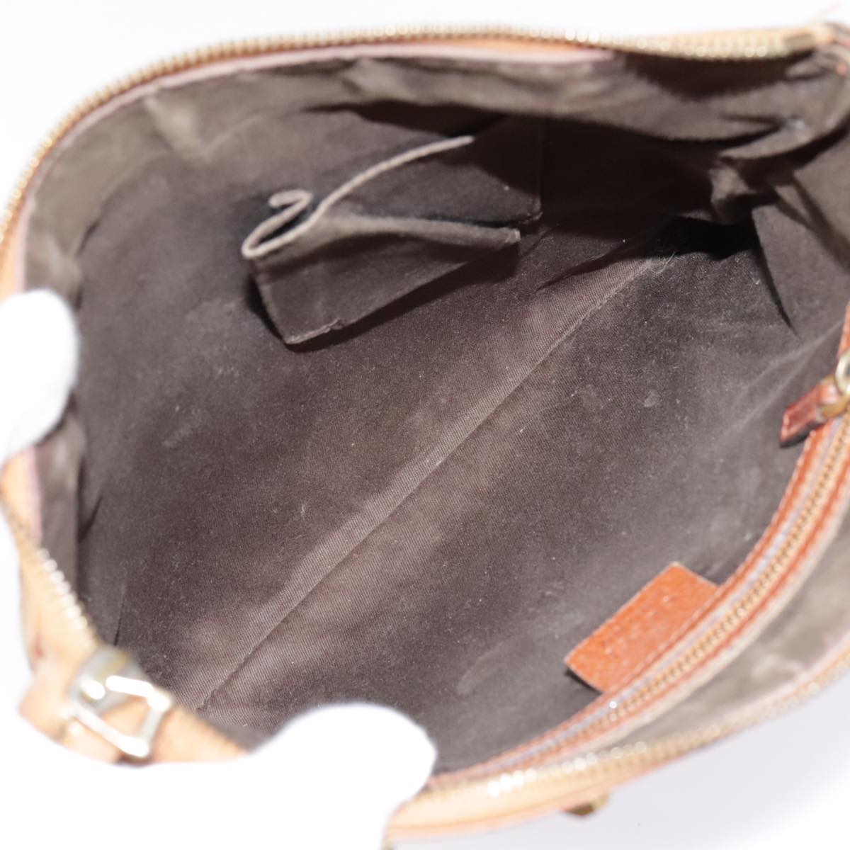 GUCCI GG Canvas Shoulder Bag Beige 90726