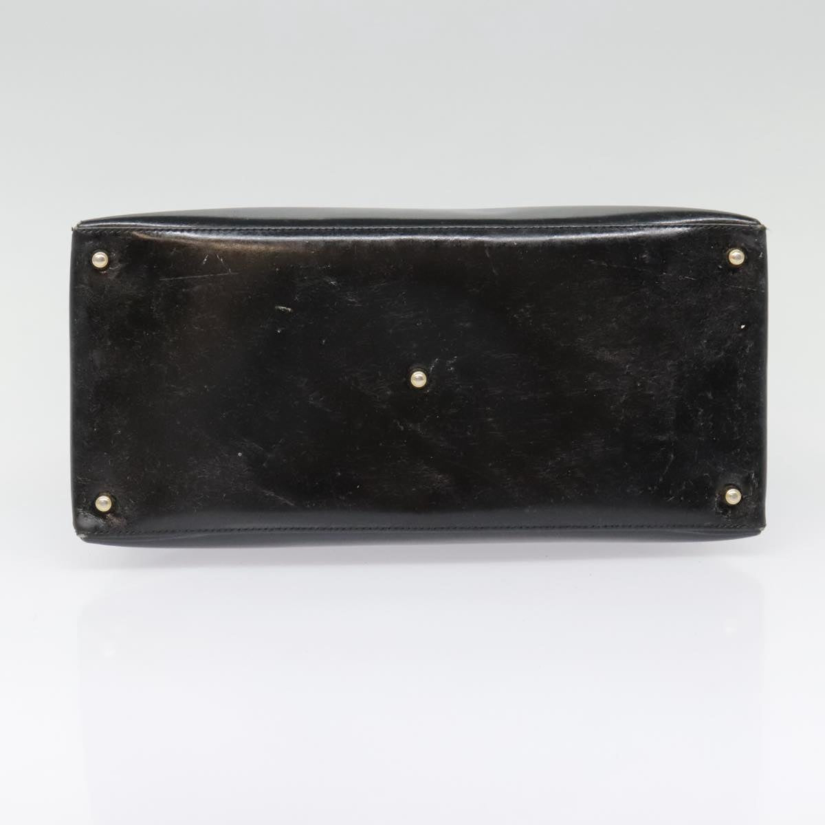 GUCCI Hand Bag Patent leather Black 90794