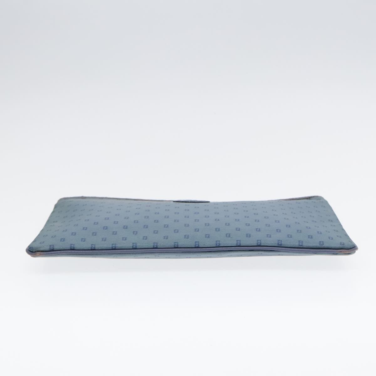 FENDI Clutch Bag PVCCanvas Blue 90806