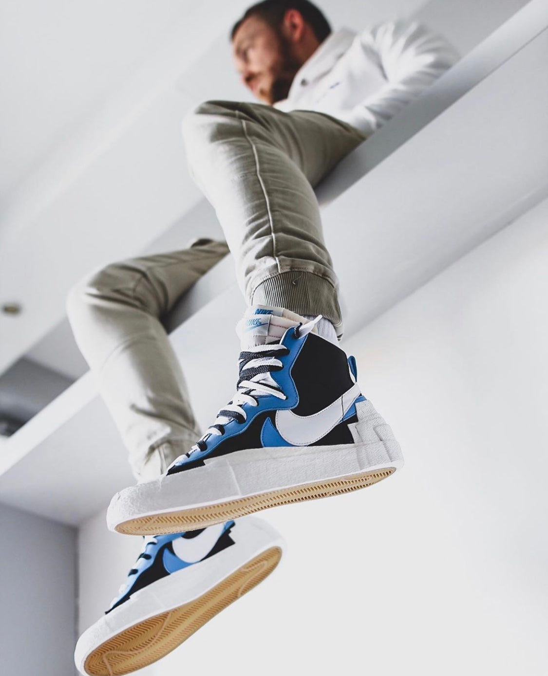 GLM - NKE Blazer White Blue