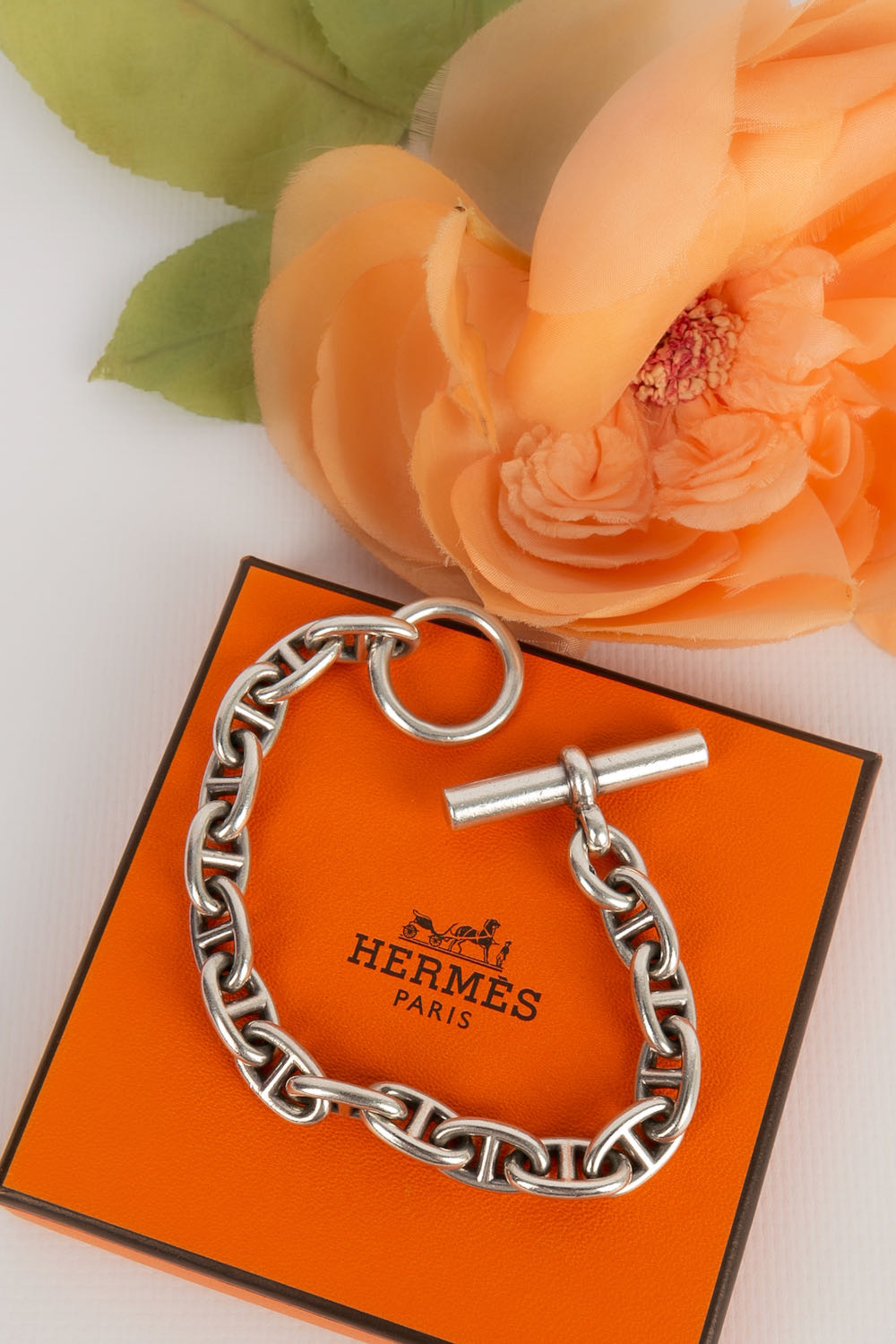 Bracelet chaÃƒÆ’Ã‚Â®ne d'ancre HermÃƒÆ’Ã‚Â¨s