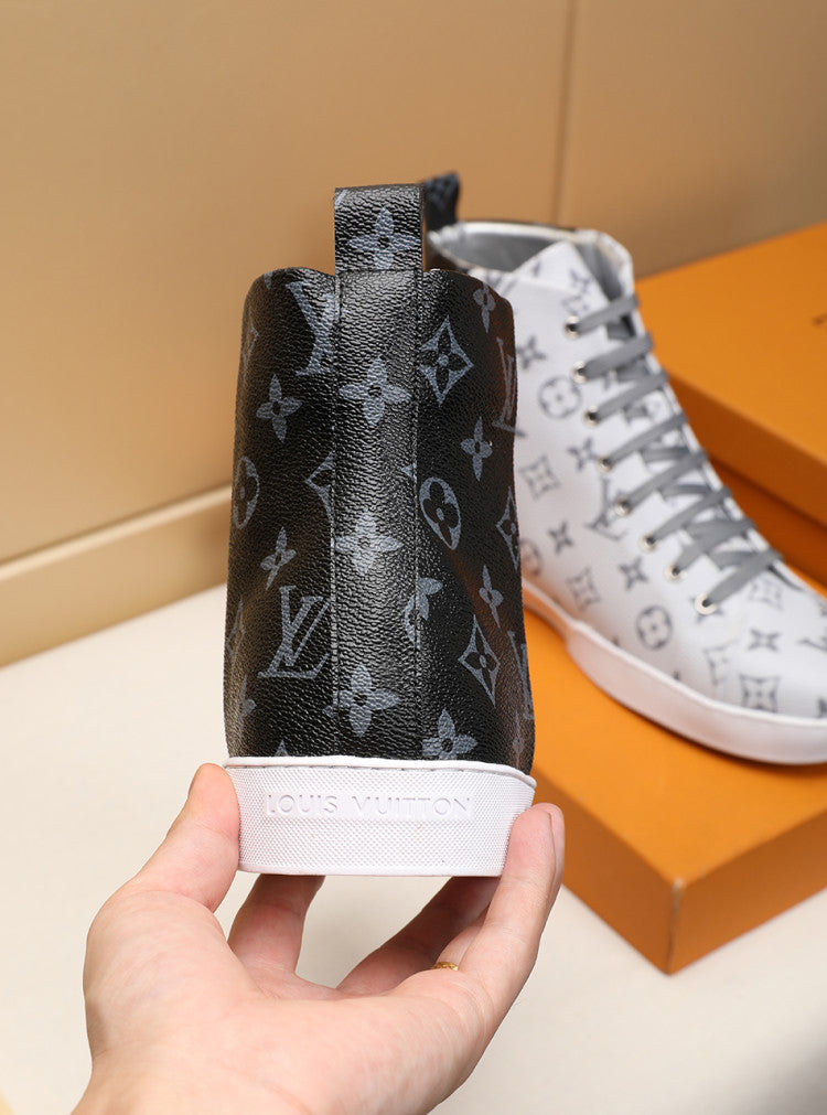 GLM - LUV Stellar Trainer Boot White Black Sneaker