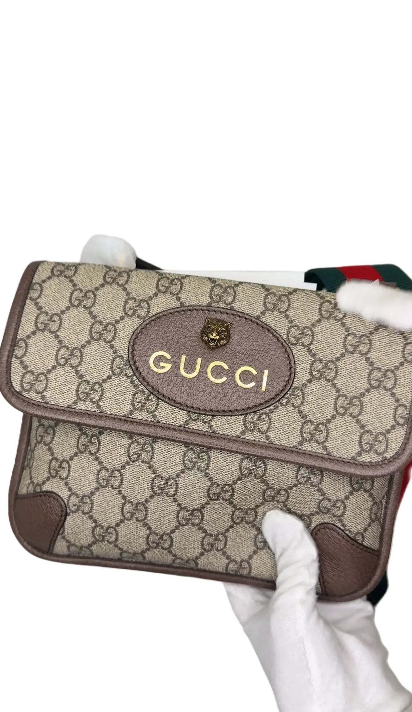 GUCCI - NEO Vintage Handbag - Cloth Grey B18-10
