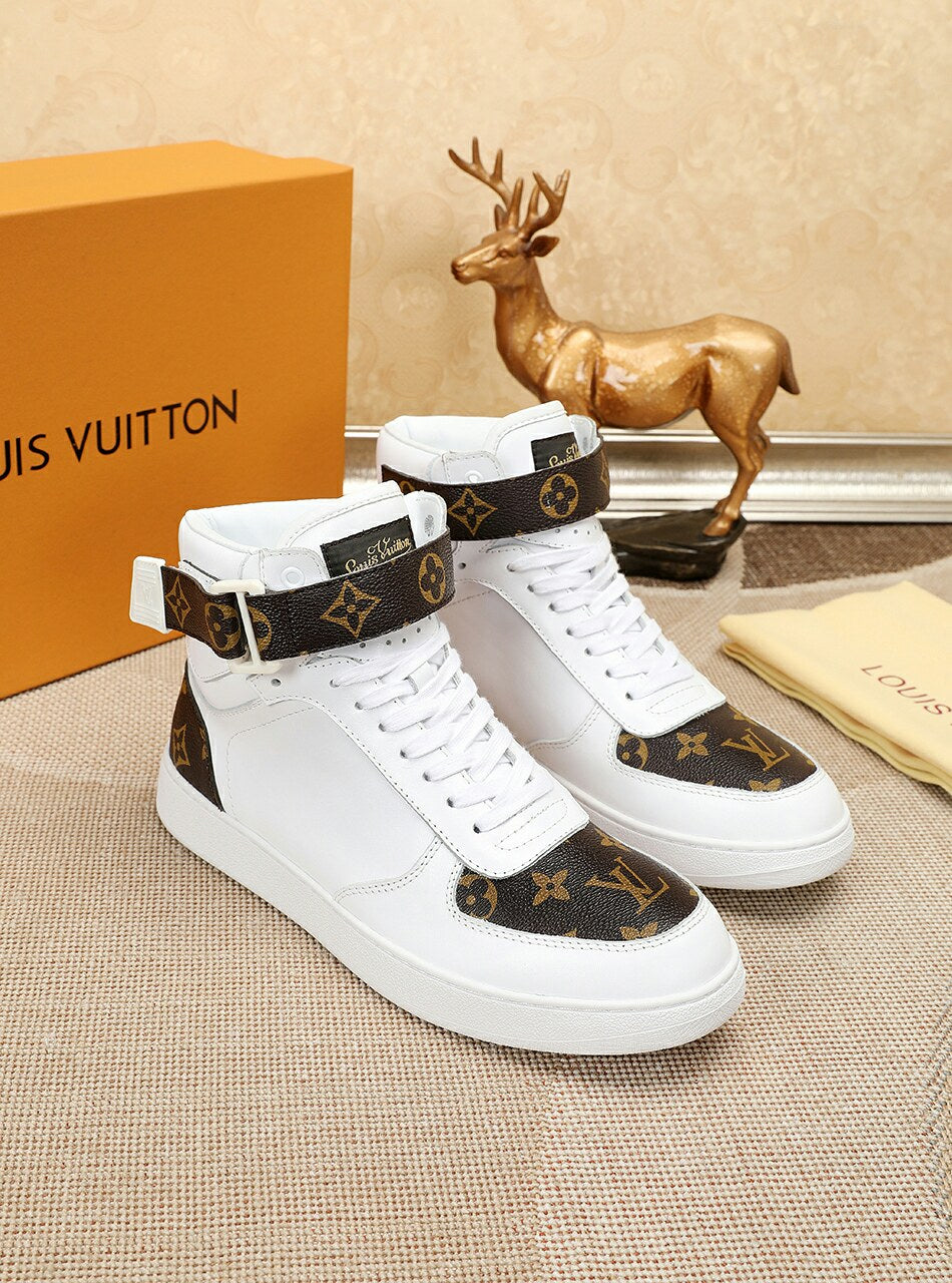 GLM - LUV Bombox Boot White and Brown Sneaker