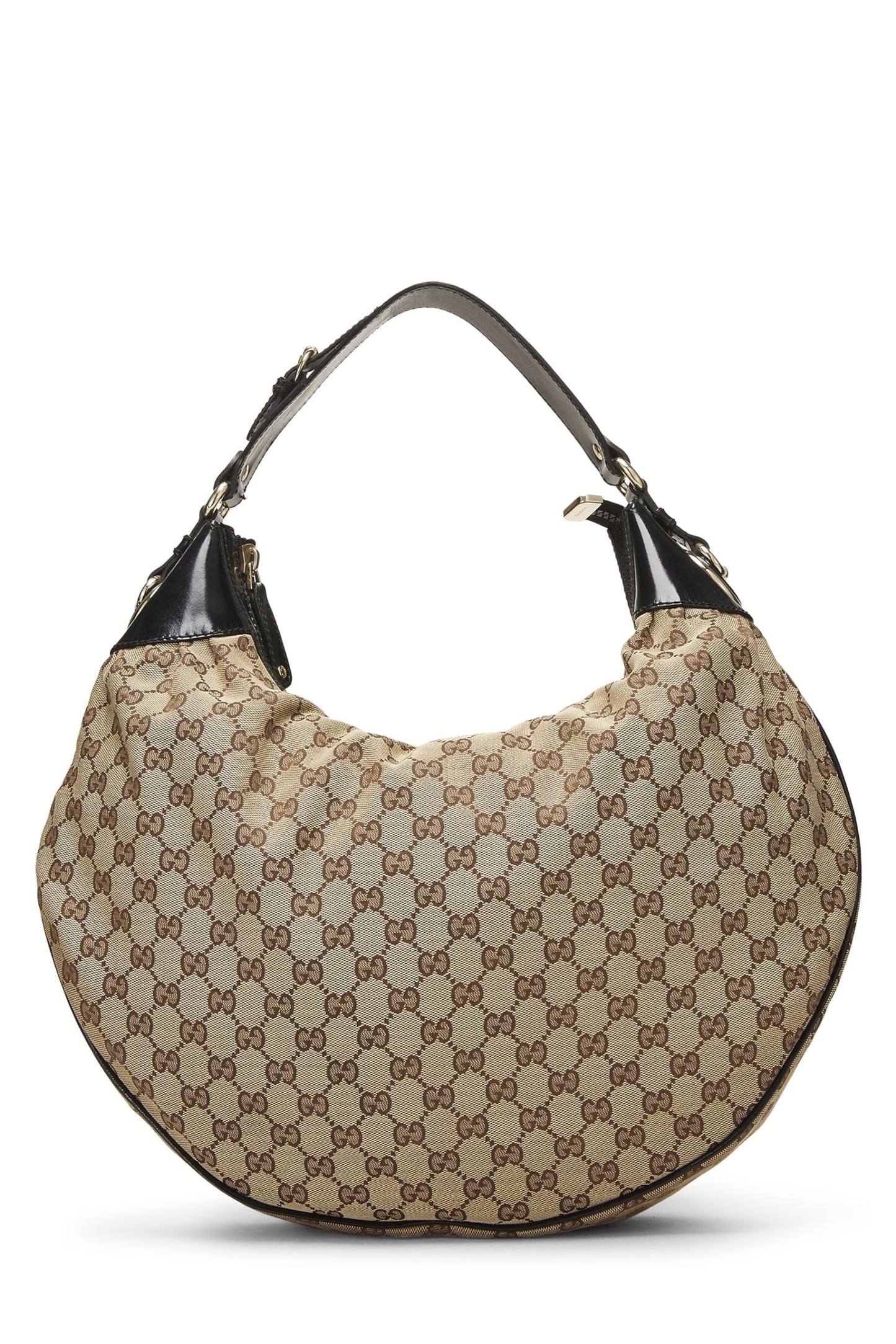 Gucci,  Black Original GG Canvas Hobo, Black