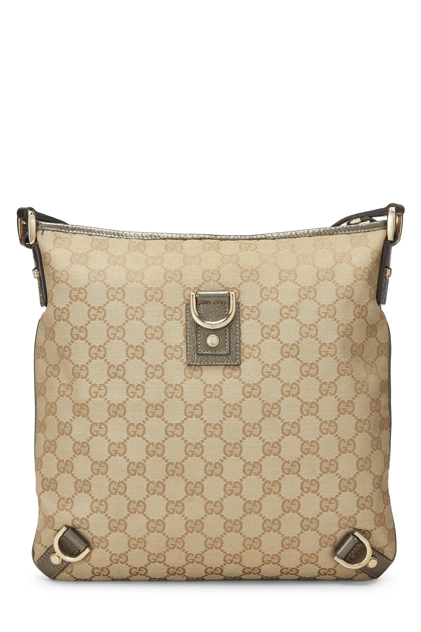 Gucci,  Gold Original GG Canvas Abbey Messenger, Gold