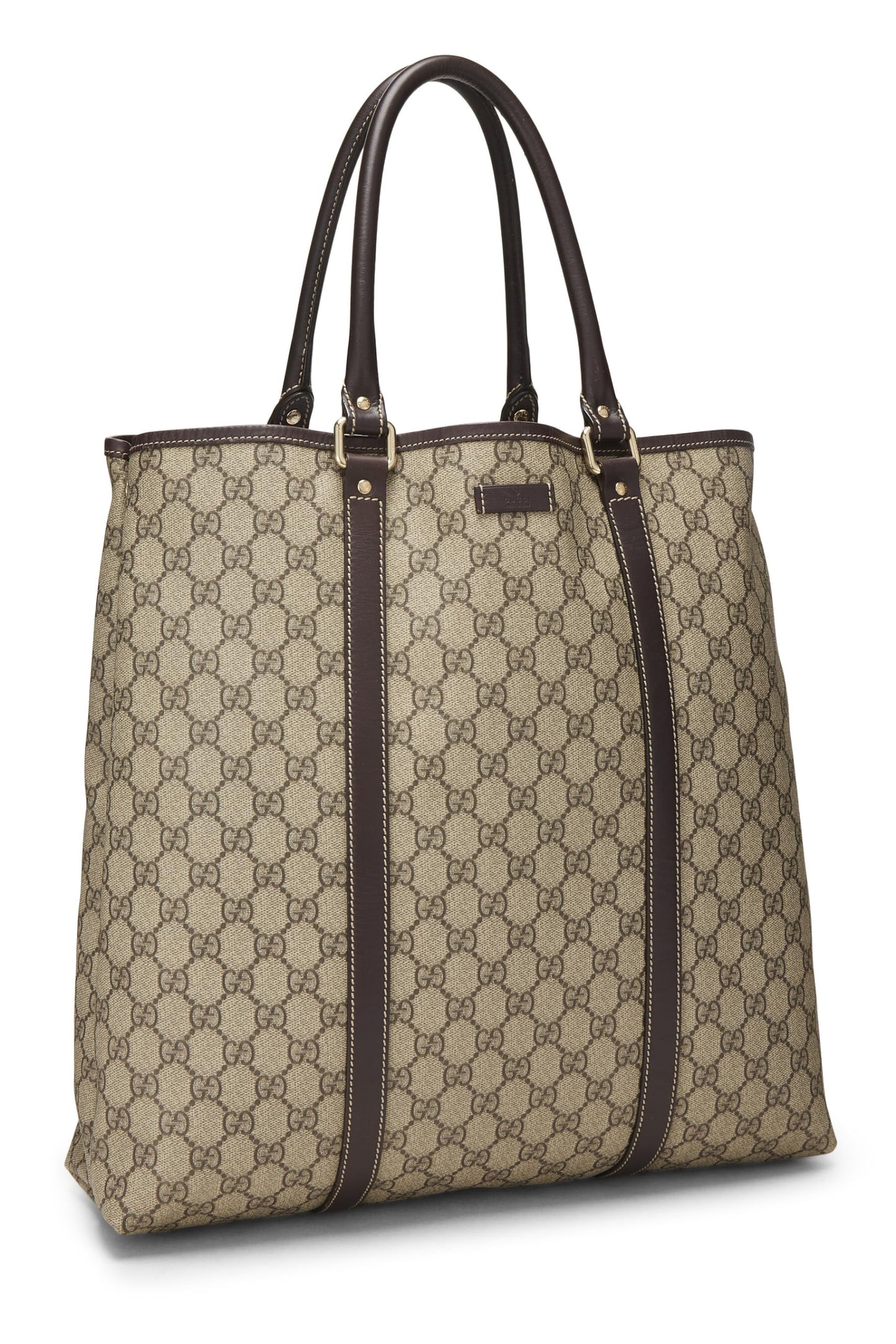 Gucci,  Original GG Supreme Canvas Plus Tote, Brown
