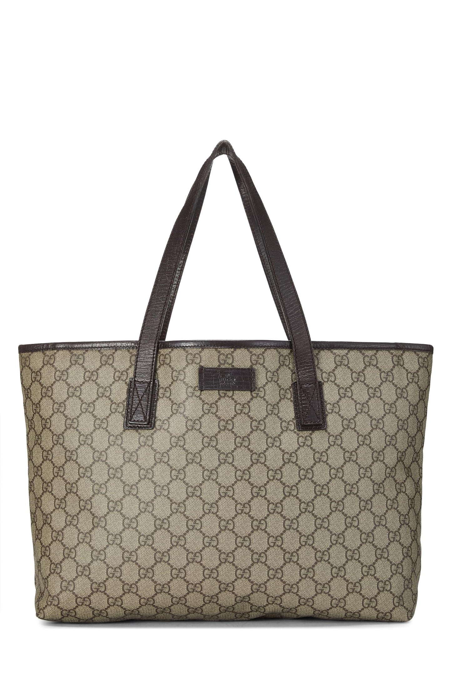 Gucci,  Original GG Supreme Canvas Tote Large, Brown