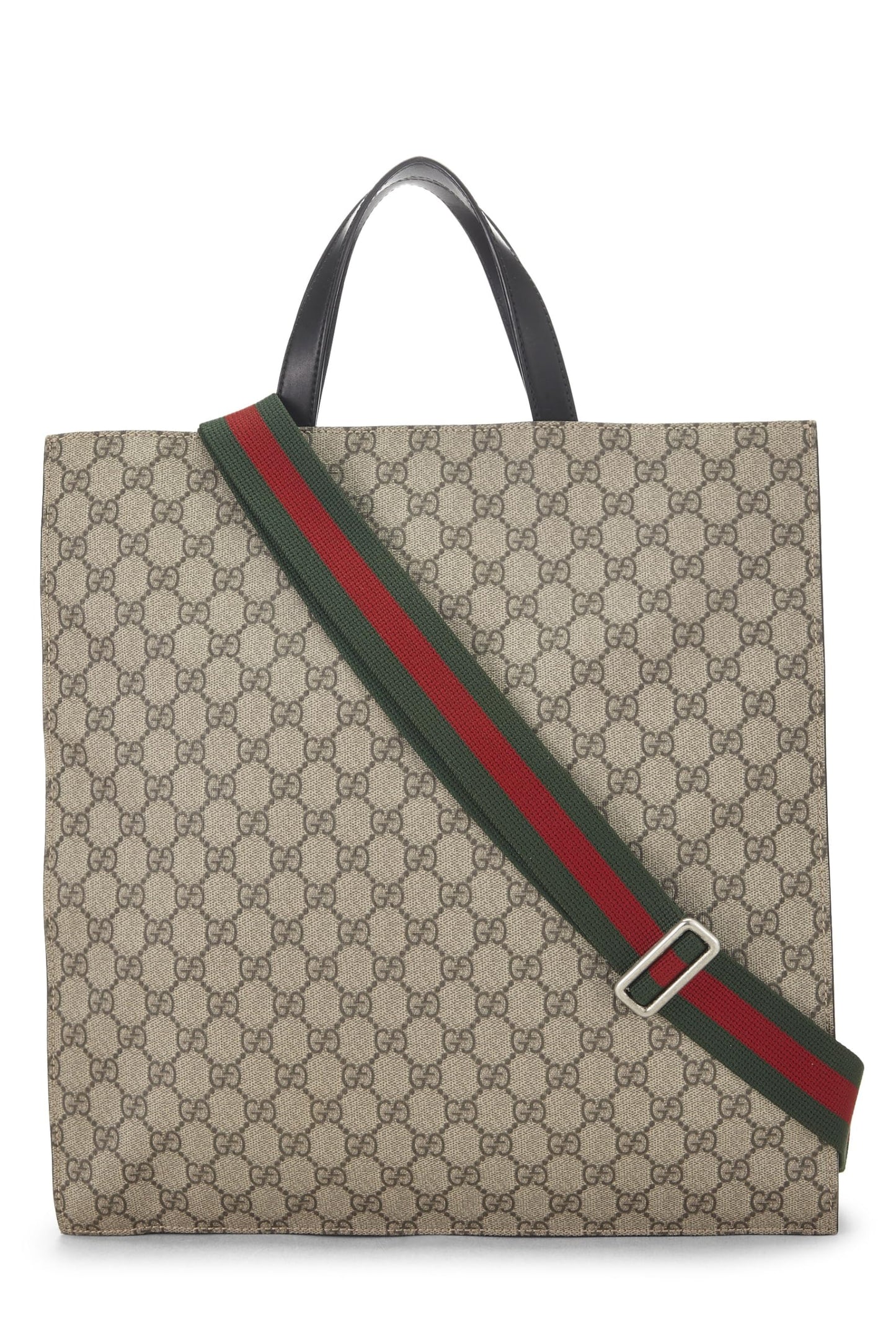 Gucci,  Original GG Supreme Canvas Vertical Tote, Black