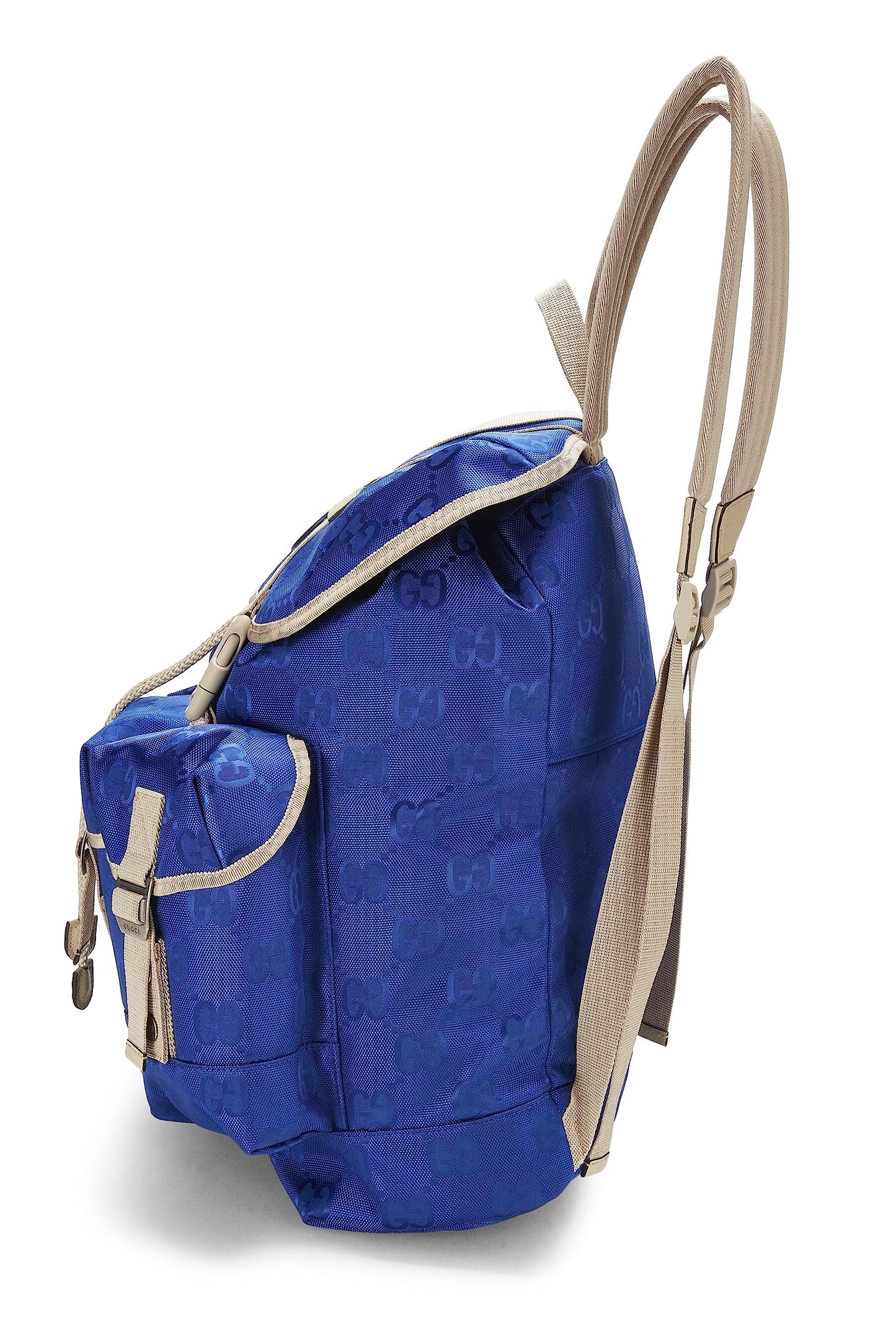 Gucci,  Blue Nylon Off The Grid Backpack, Blue