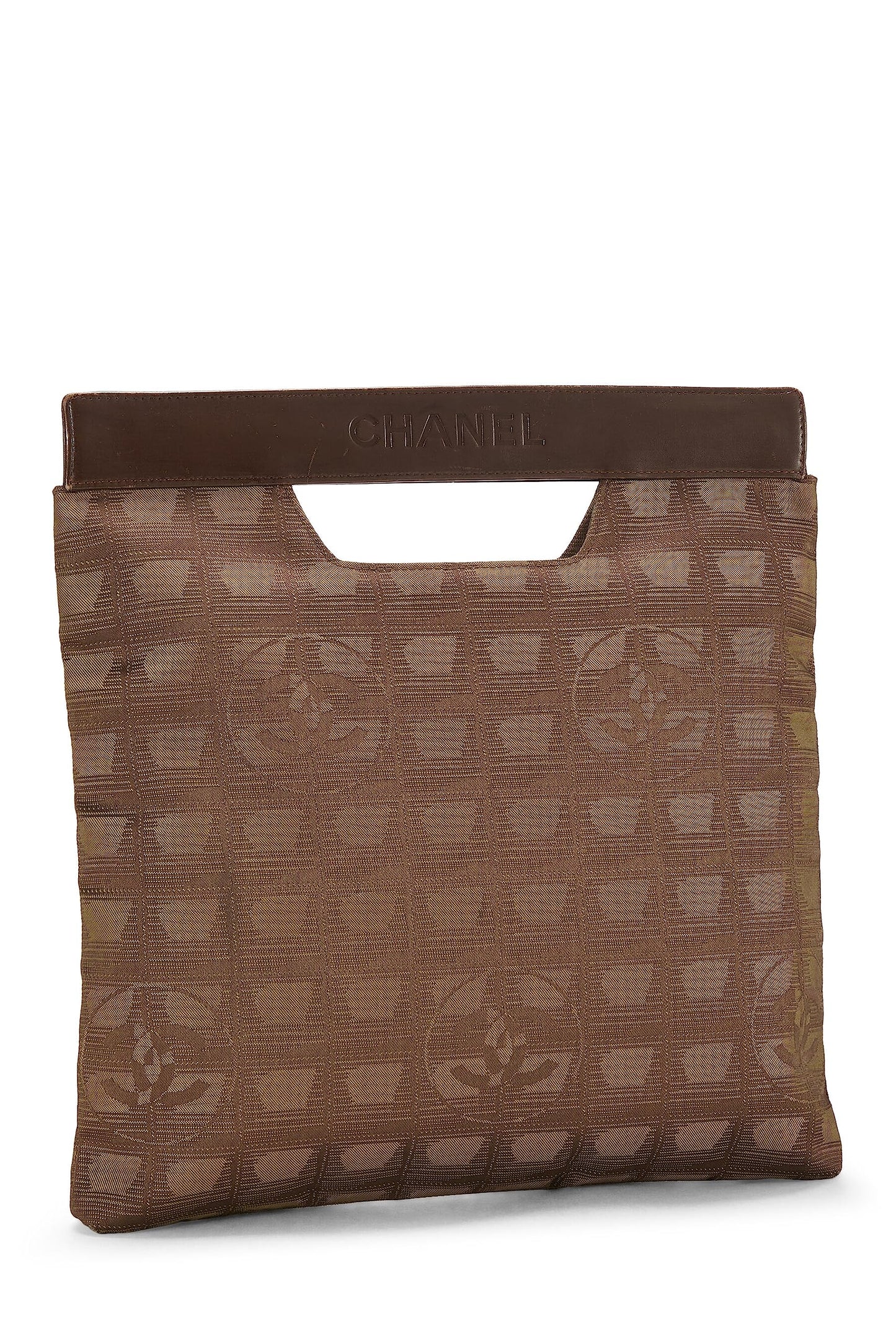 Chanel,  Green Nylon Travel Line Handbag, Green