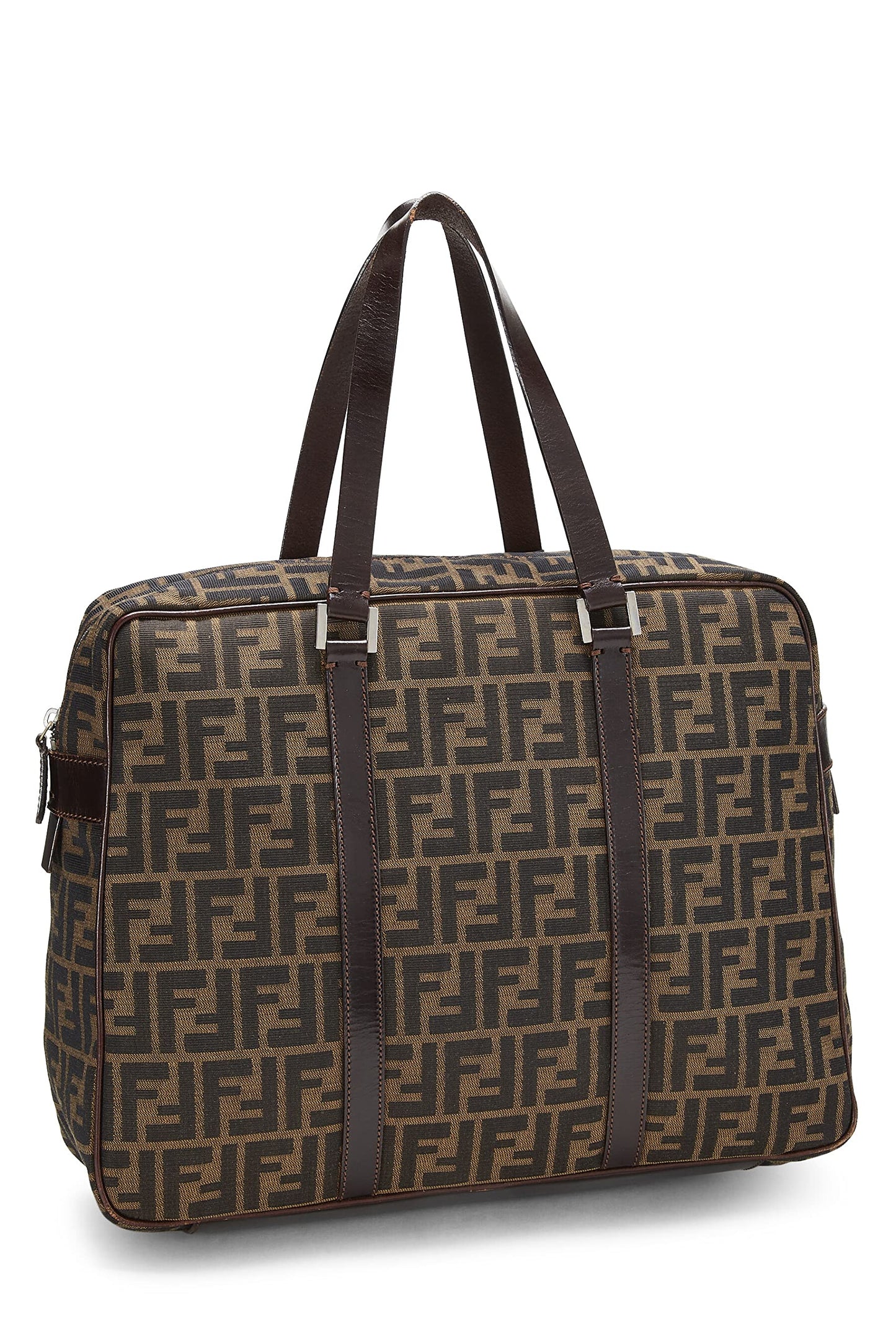 Fendi,  Brown Zucca Canvas Briefcase, Brown