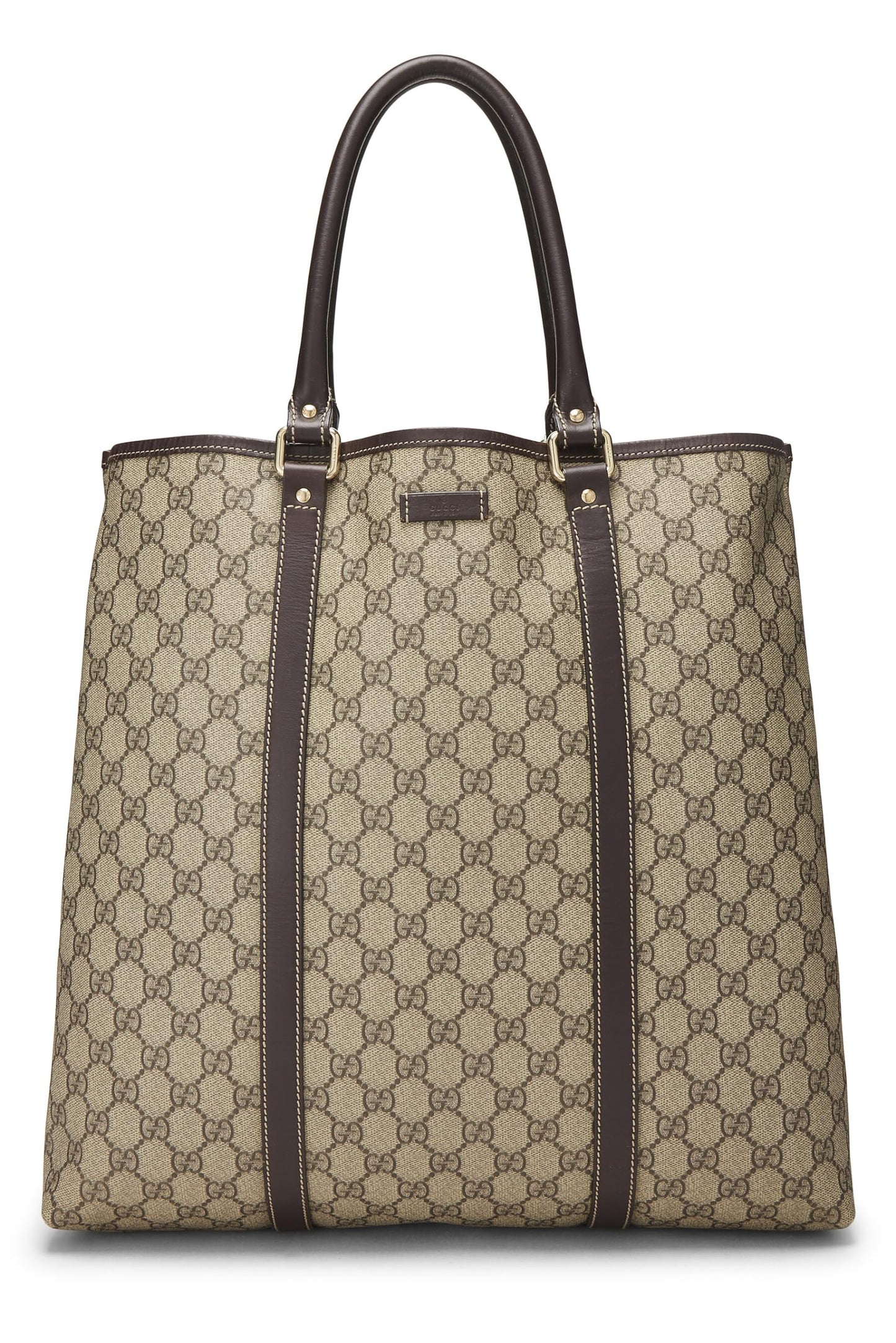 Gucci,  Original GG Supreme Canvas Plus Tote, Brown