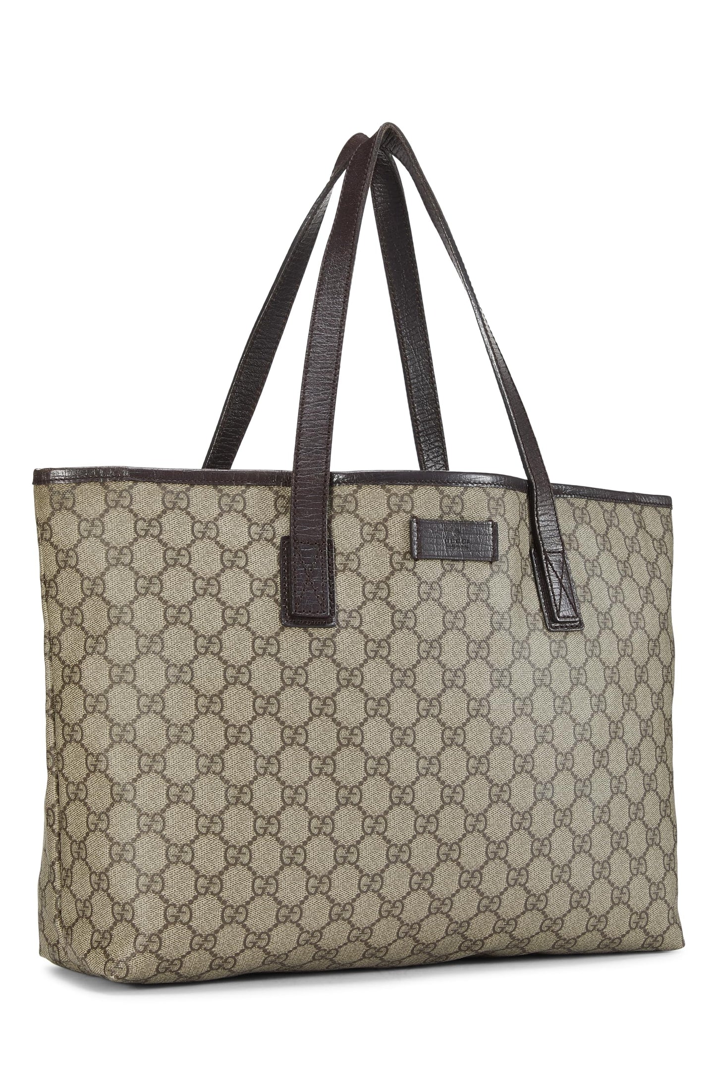 Gucci,  Original GG Supreme Canvas Tote Large, Brown