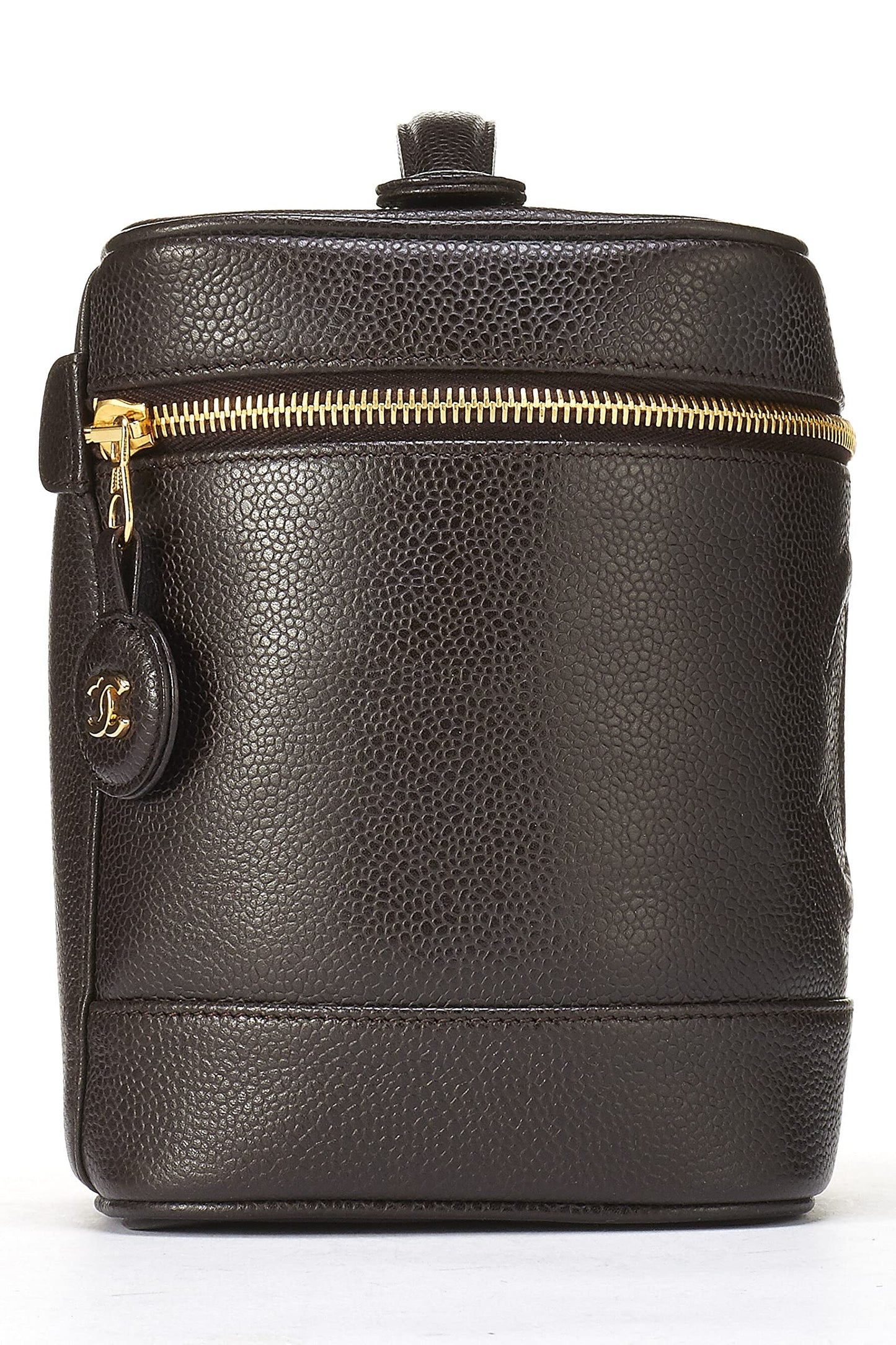 Chanel,  Brown Caviar Vanity, Brown