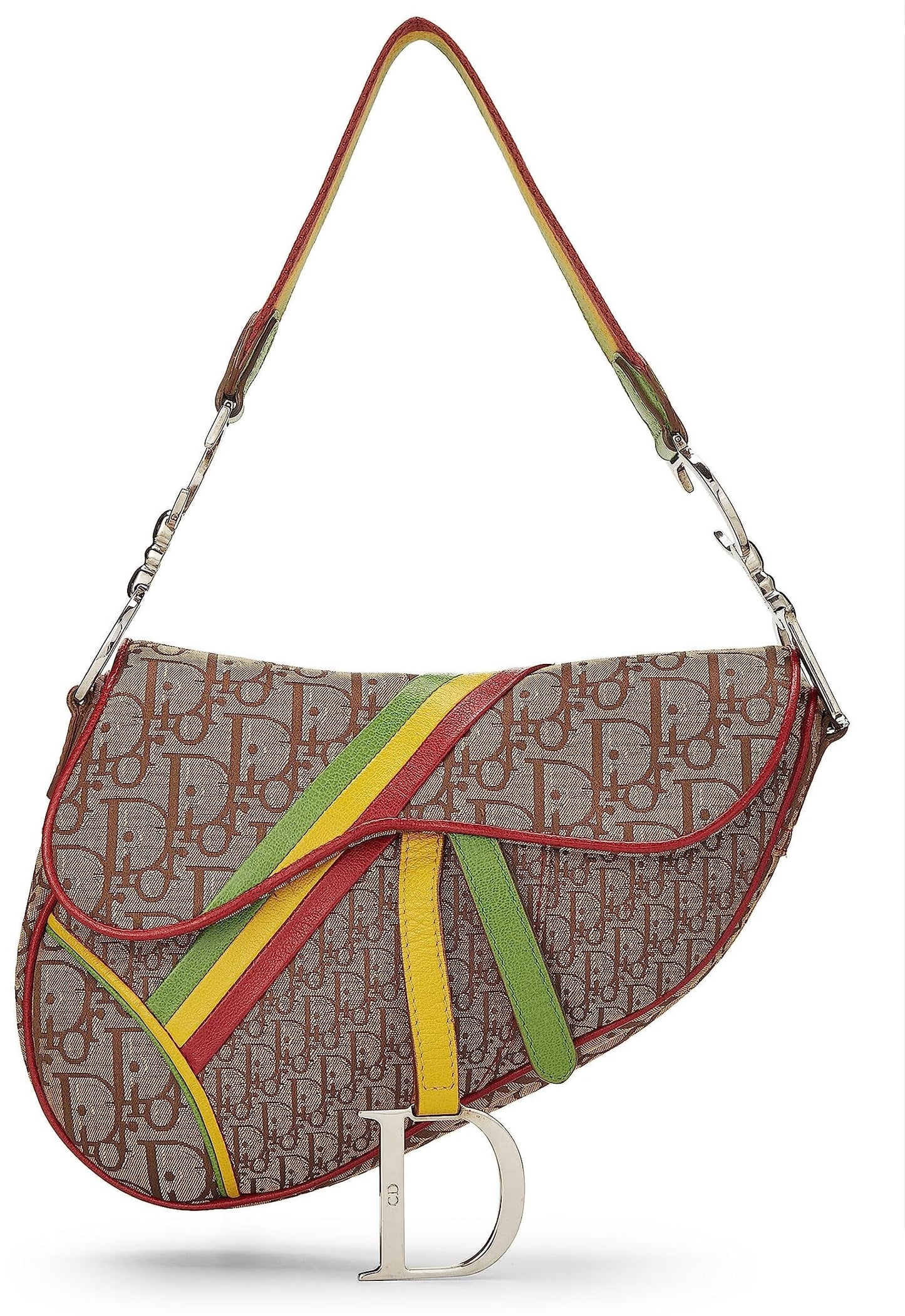 Dior,  Rasta Trotter Saddle Bag, Multi