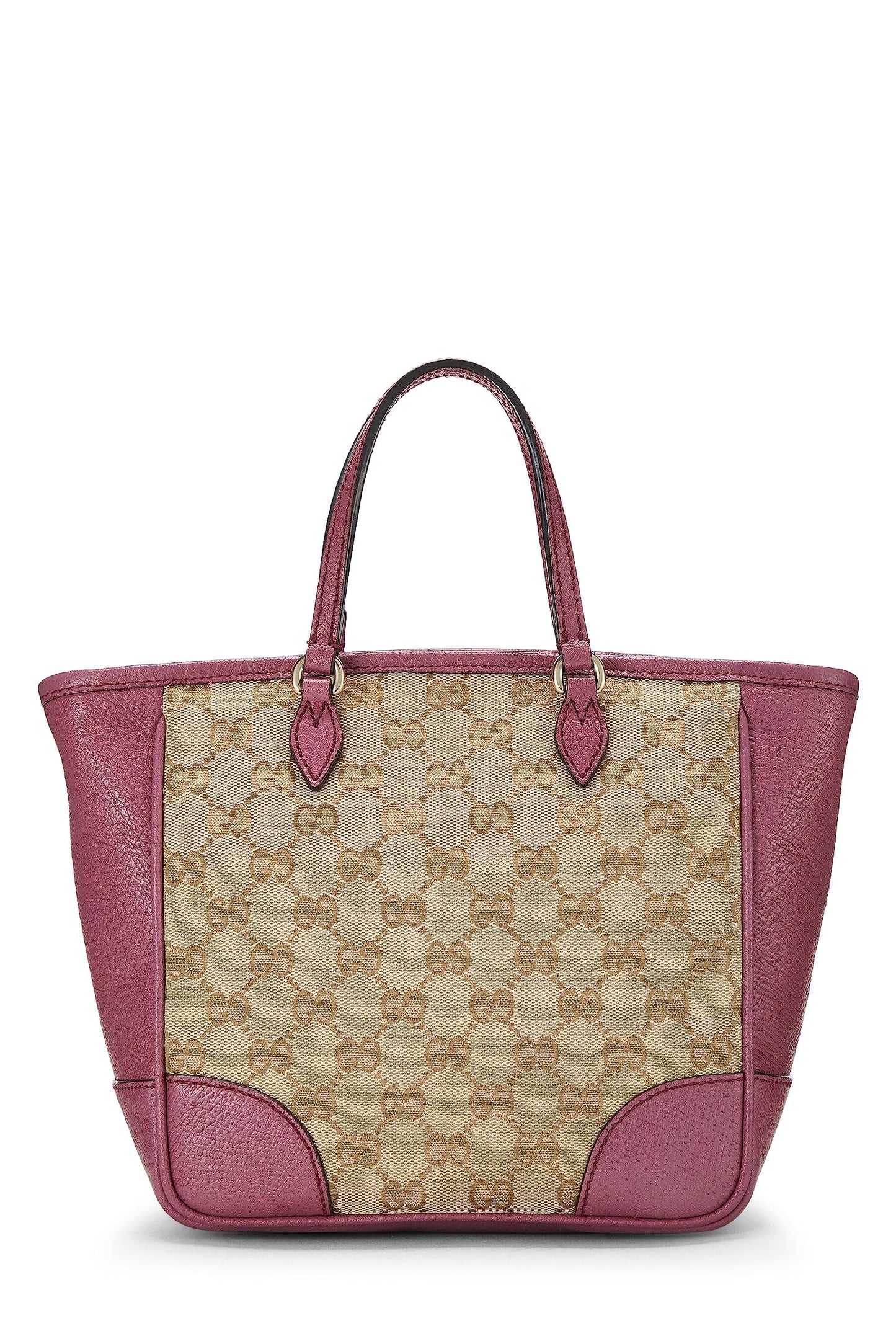 Gucci,  Purple Original GG Canvas Bree Top Handle Tote Small, Purple