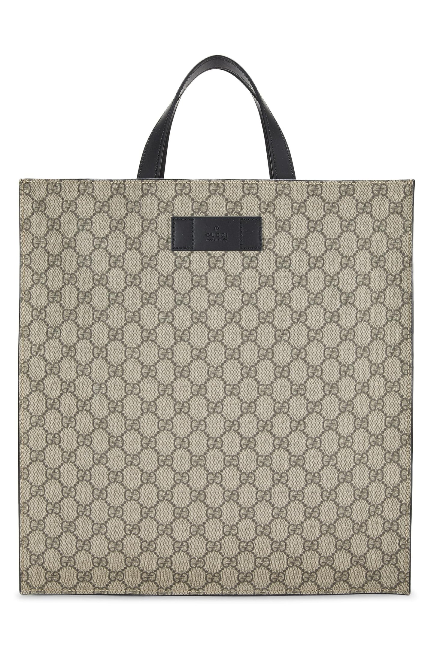 Gucci,  Original GG Supreme Canvas Vertical Tote, Black