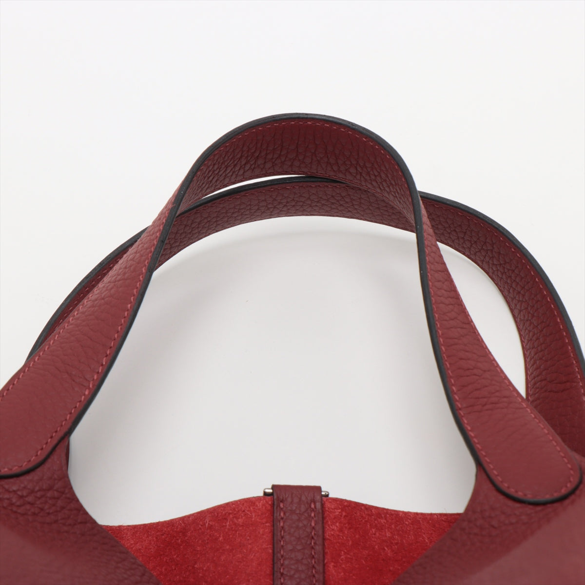 Hermes Picotin Lock MM clÃƒÆ’Ã‚Â©mence Rouge GrÃƒÆ’Ã‚Â¨ne Silver  U 2022