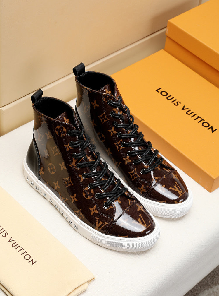 GLM - LUV Stellar Trainer Boot Brown Sneaker