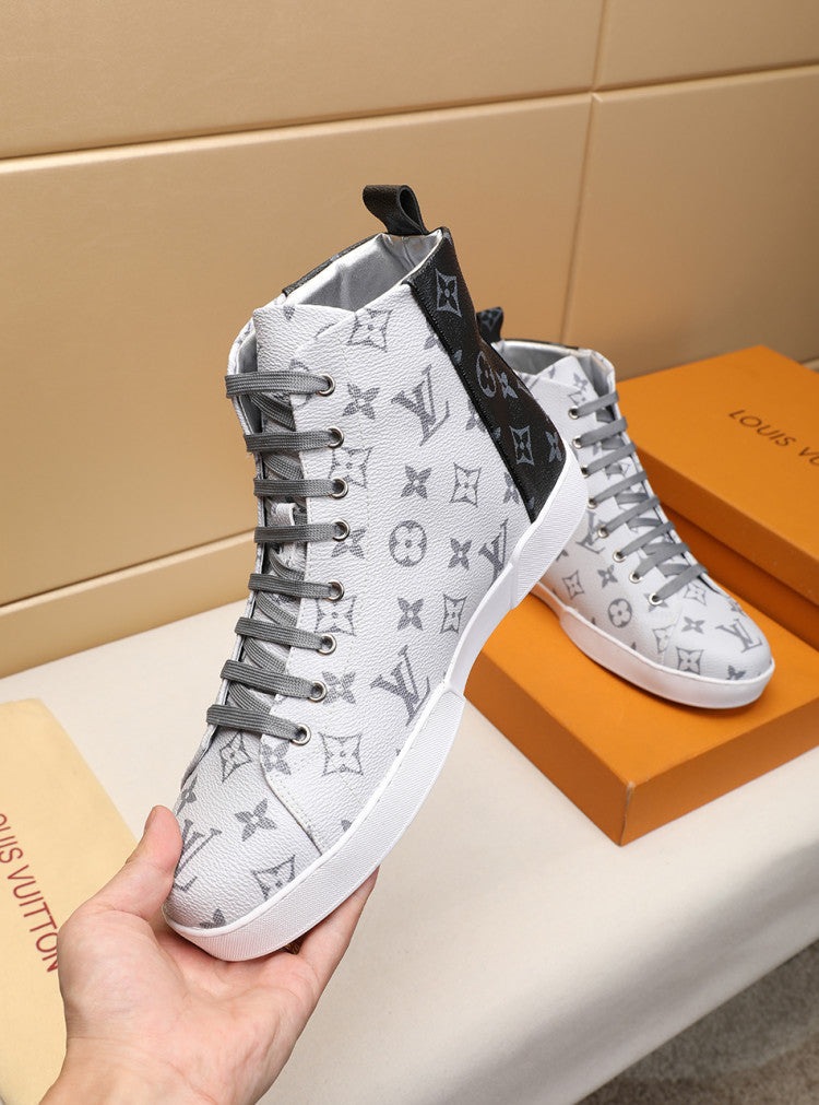 GLM - LUV Stellar Trainer Boot White Black Sneaker