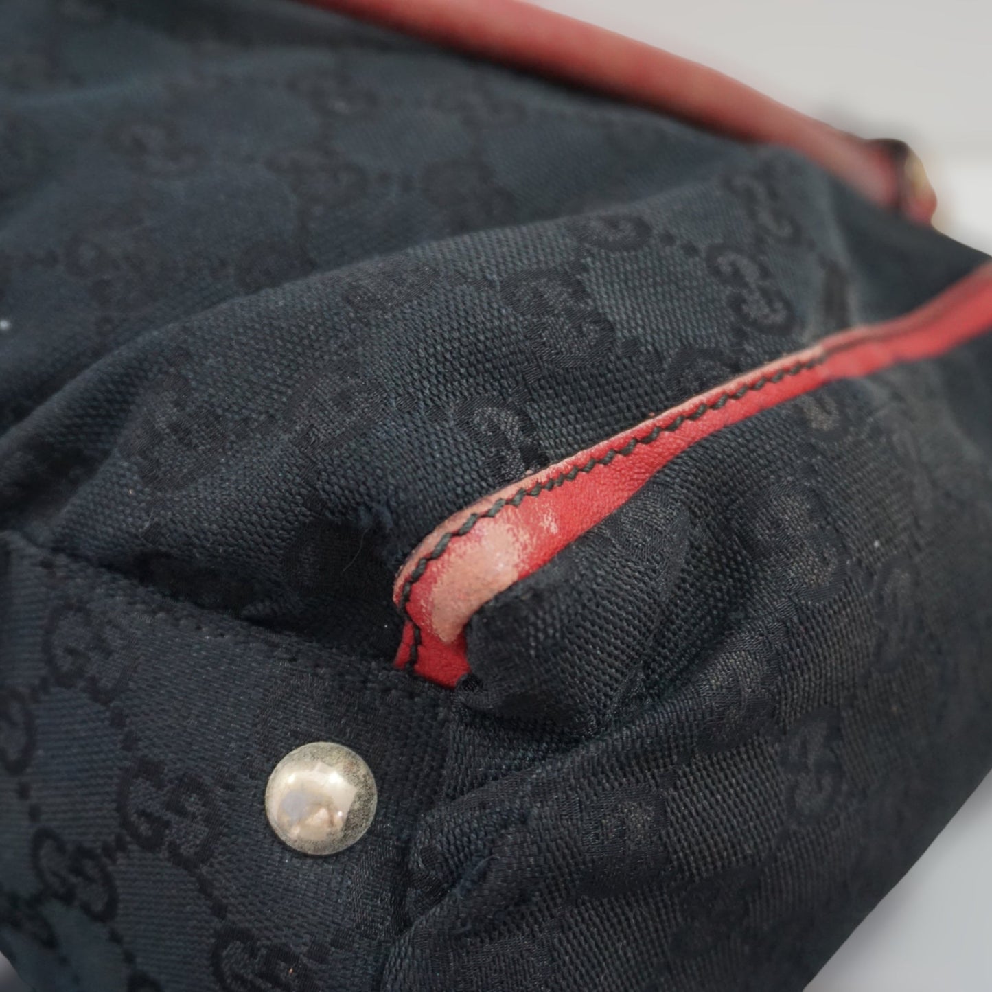 Gucci Sort og RÃƒÆ’Ã‚Â¸d Skuldertaske