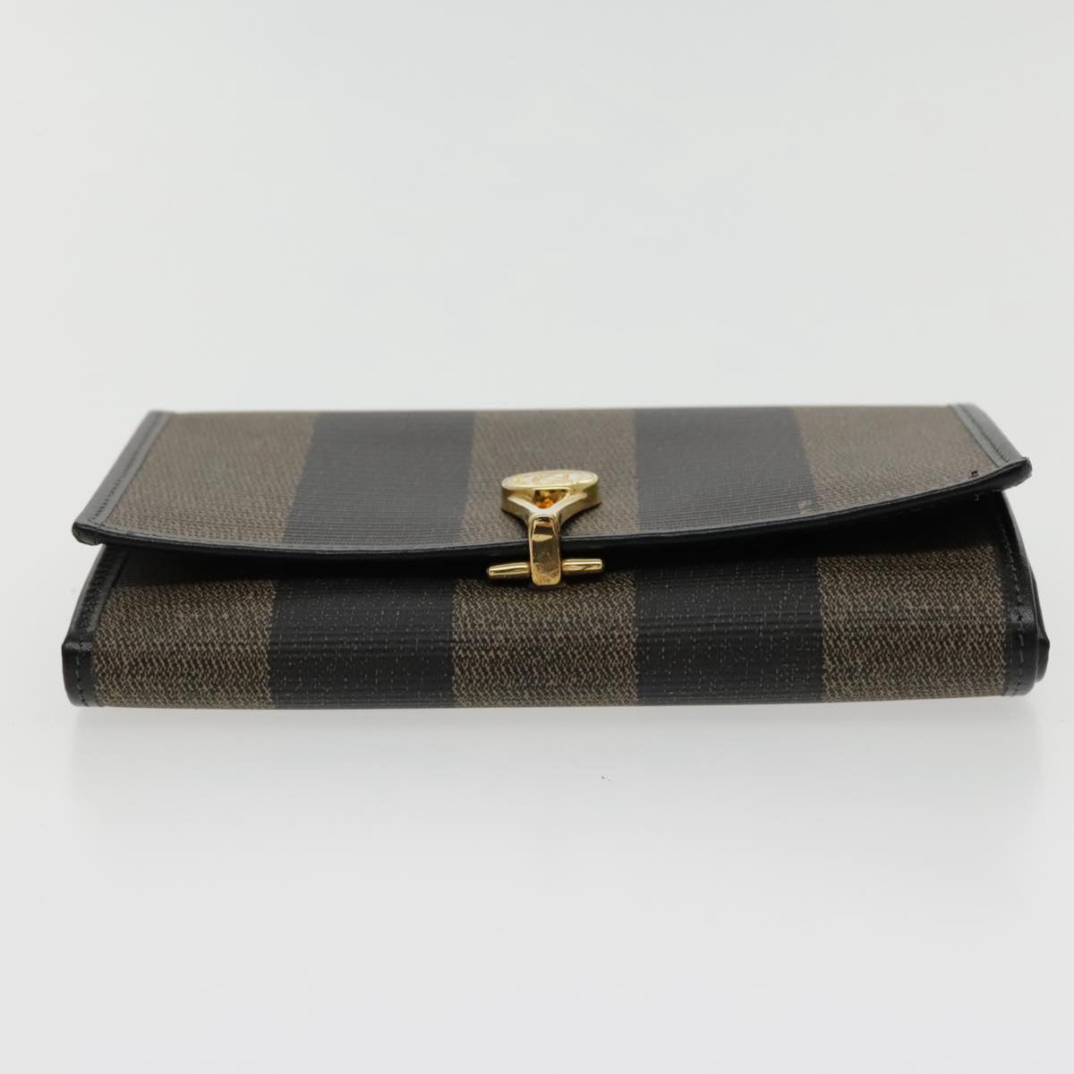 FENDI Pecan Canvas Wallet Black Brown Black Brown 94161