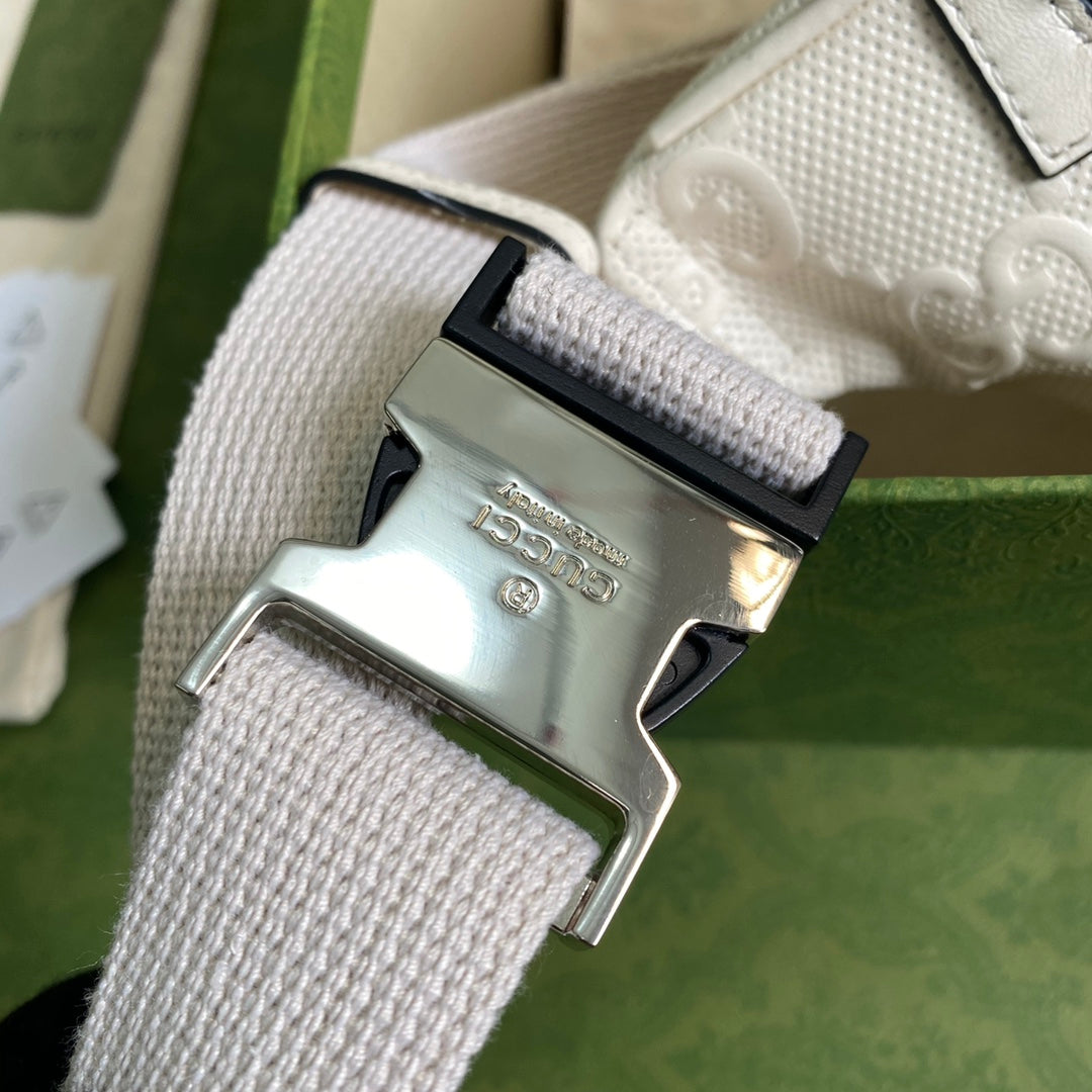 Glami Embossed Belt Bag White Glami Embossed For MenÃ‚Â  11in/28cm Glami