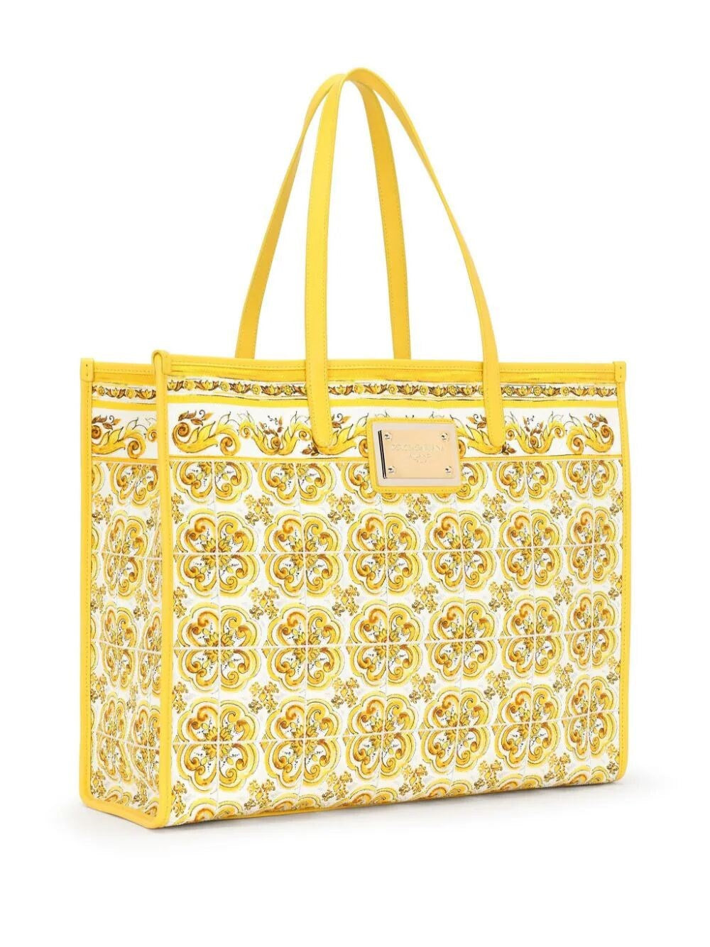 Dolce & Gabbana Women Majolica-Print Large Shopper Bag