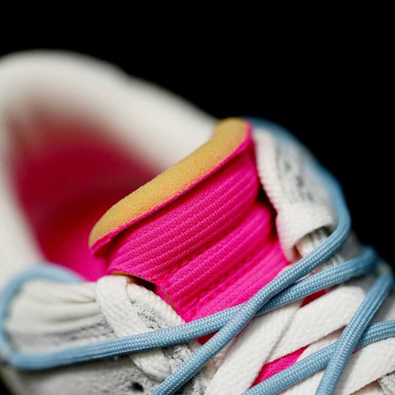 GLM - OW x Dunk (NO.38) light blue shoelace pink buckle