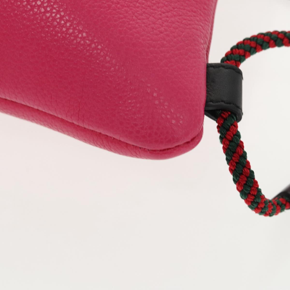 GUCCI Backpack Leather Pink 523586 95840